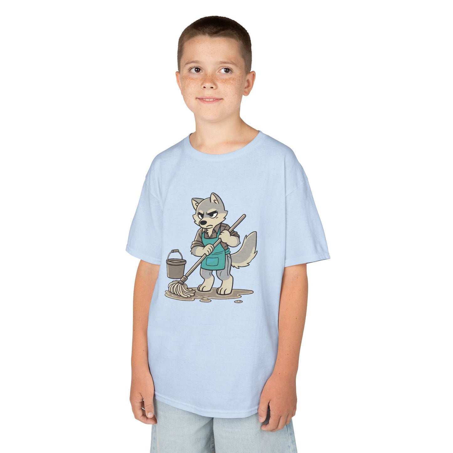 Grumpy Wolf Kid— Mop