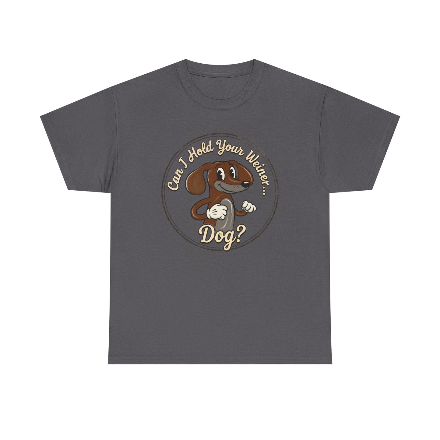 Vintage Cartoon  Weiner Dog T