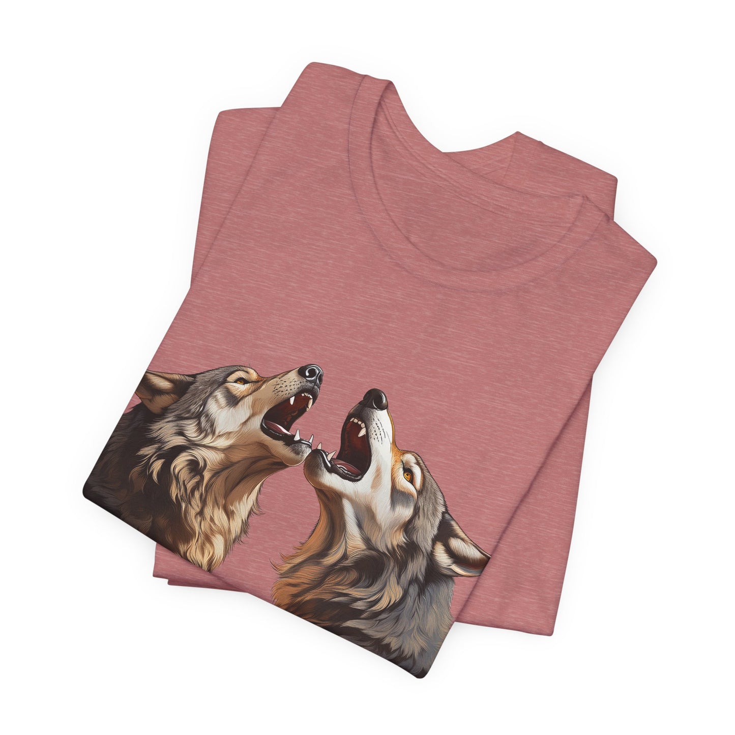 Dualing Wolf Howls - T‑Shirt