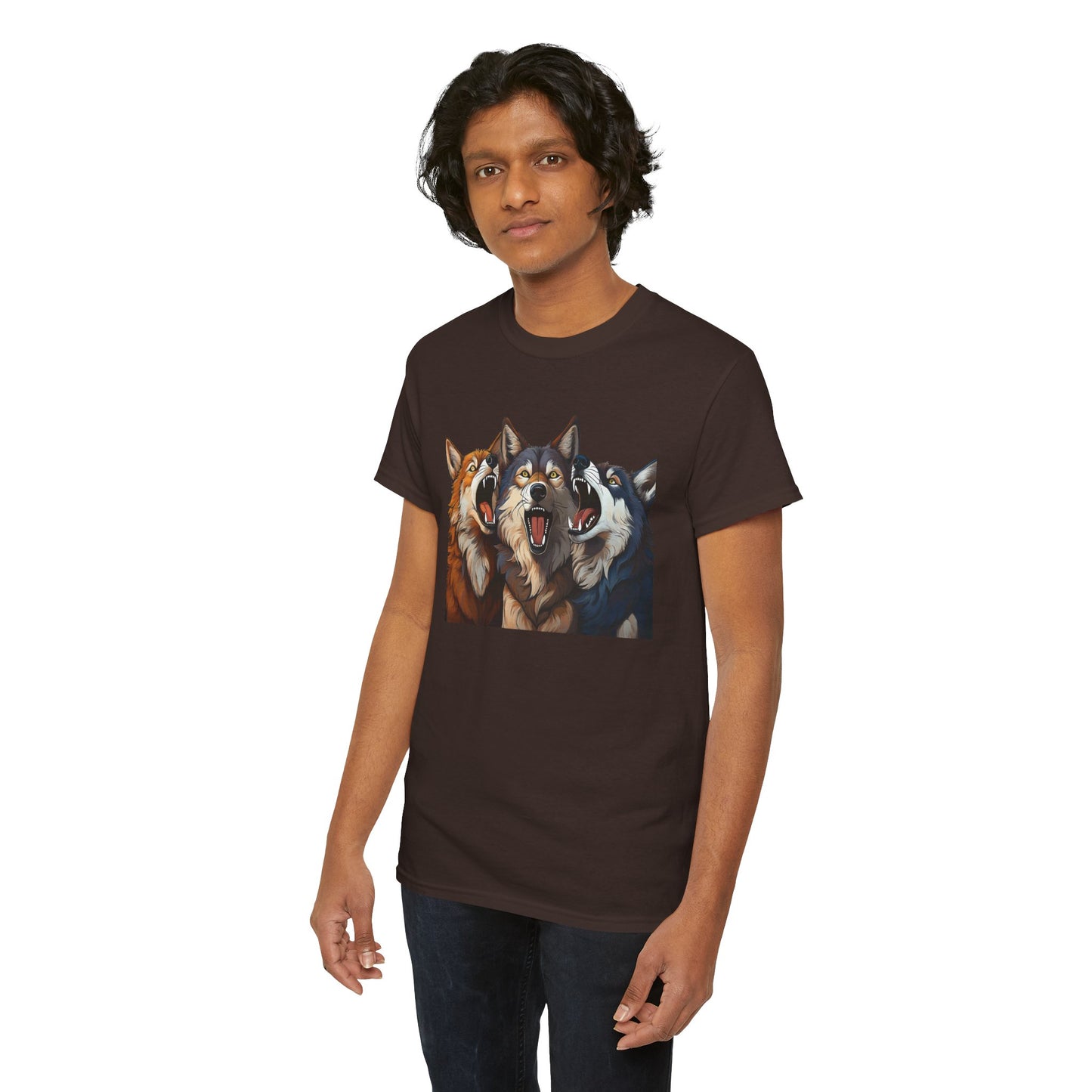 SINGING TRIO of WOLVES - T SHIRT