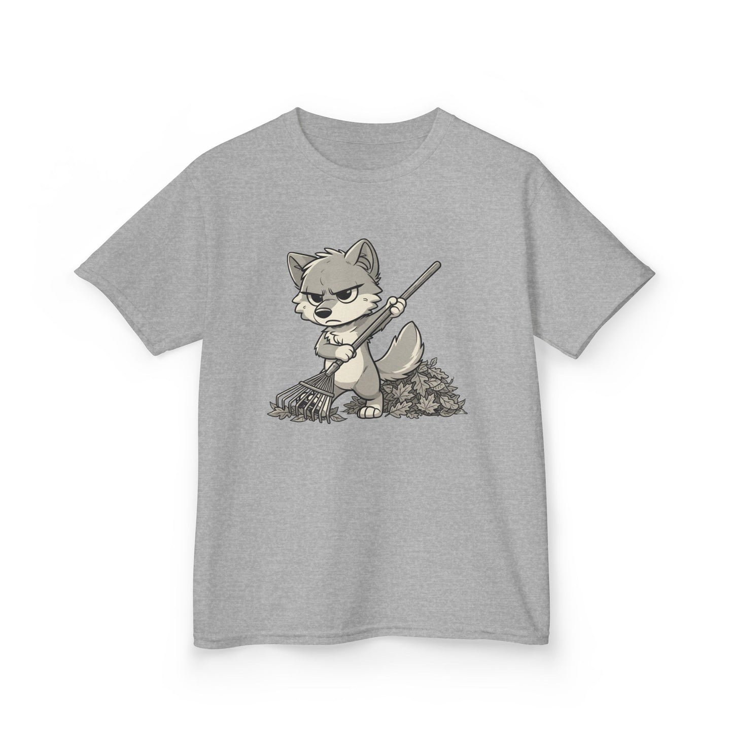 Grumpy Wolf Kid—Rake the Yard