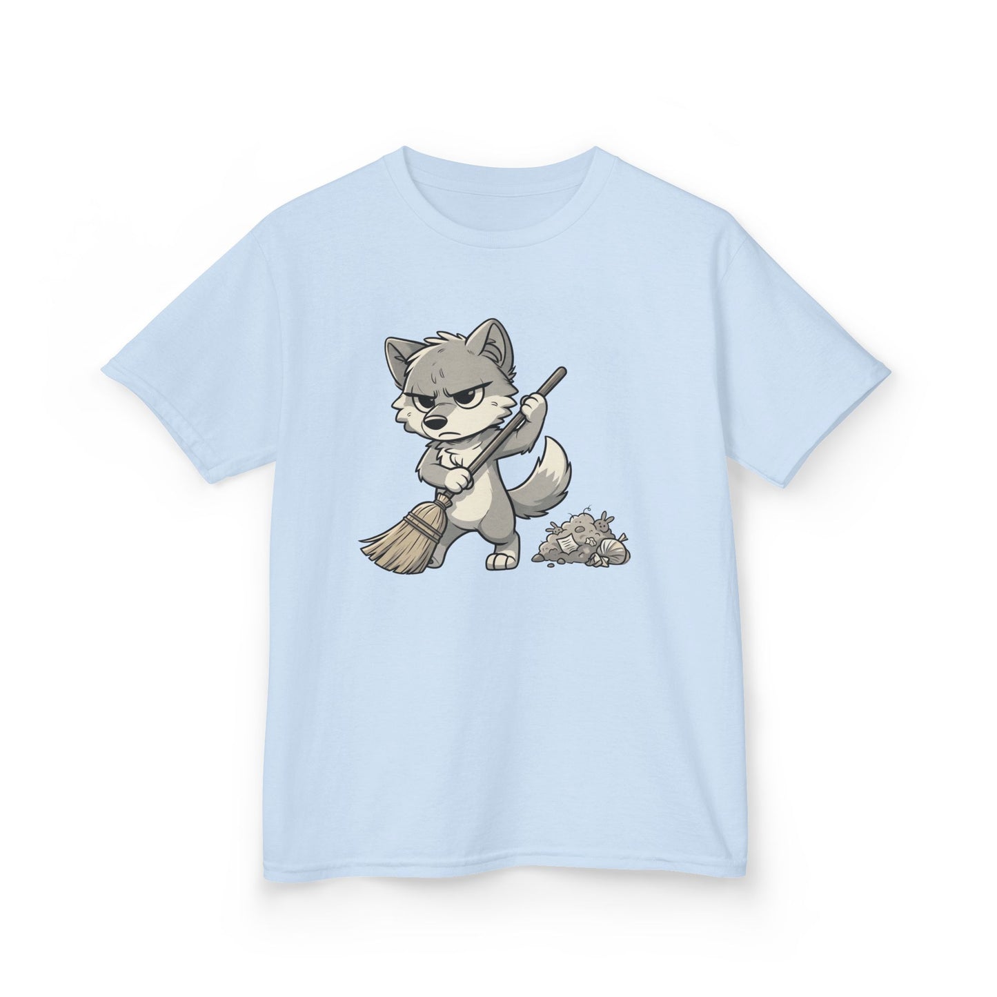Grumpy Wolf Kid—Sweep the Floor