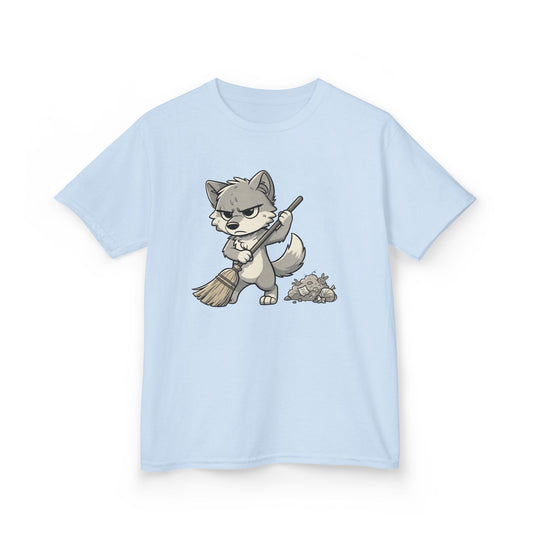 Grumpy Wolf Kid—Sweep the Floor