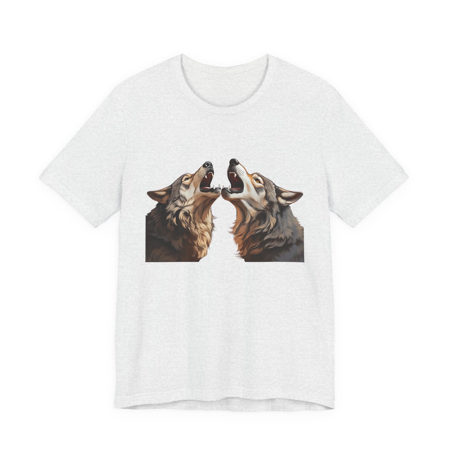 Dualing Wolf Howls - T‑Shirt