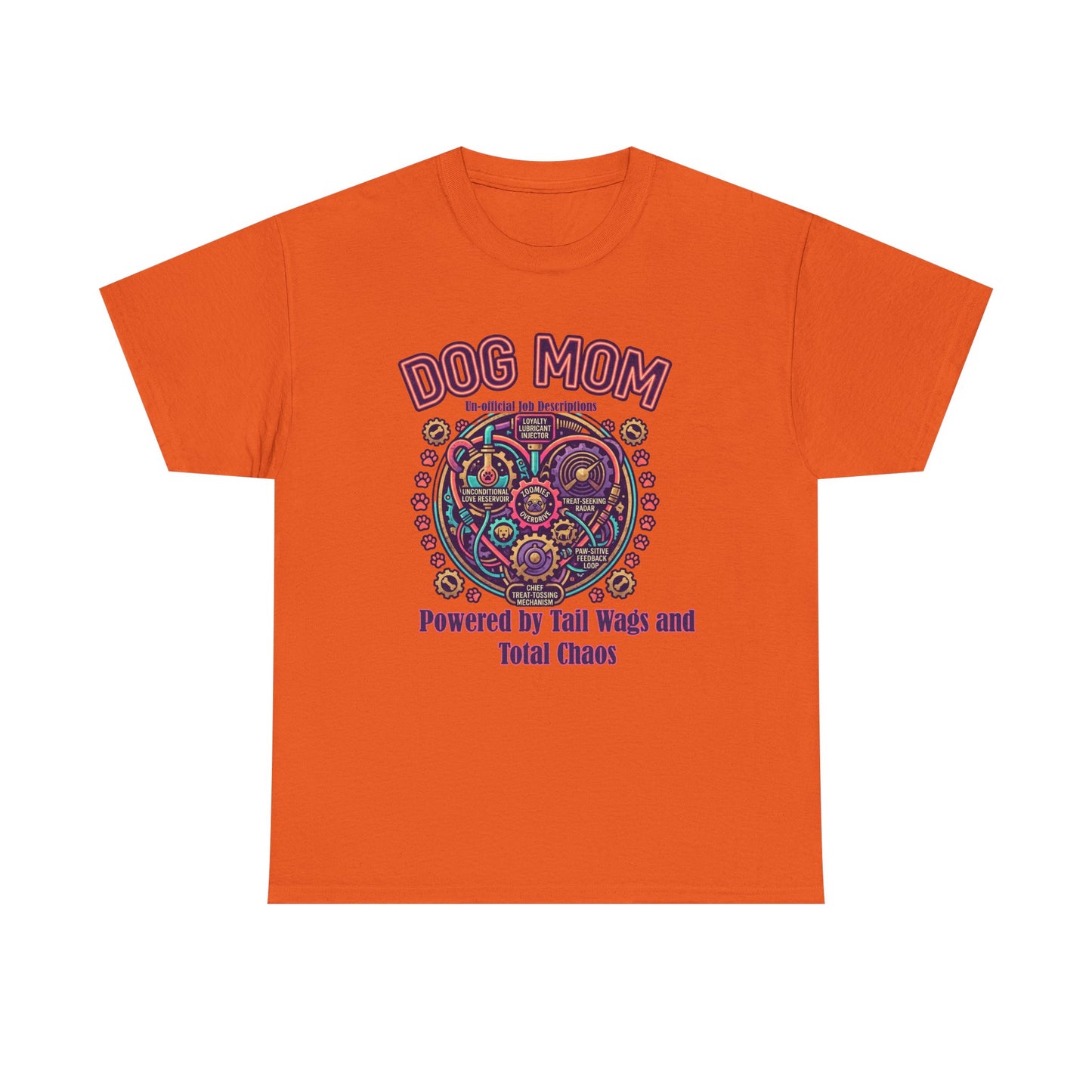 Dog Mom T-Shirt —Colorful Heart Pet Mom