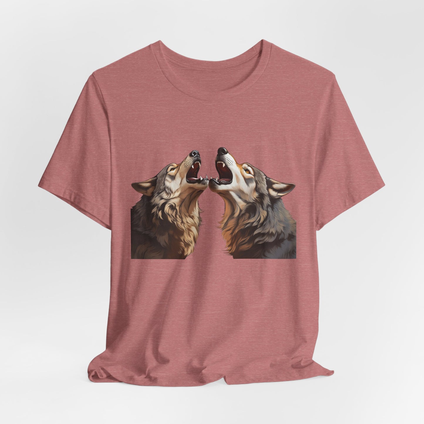 Dualing Wolf Howls - T‑Shirt