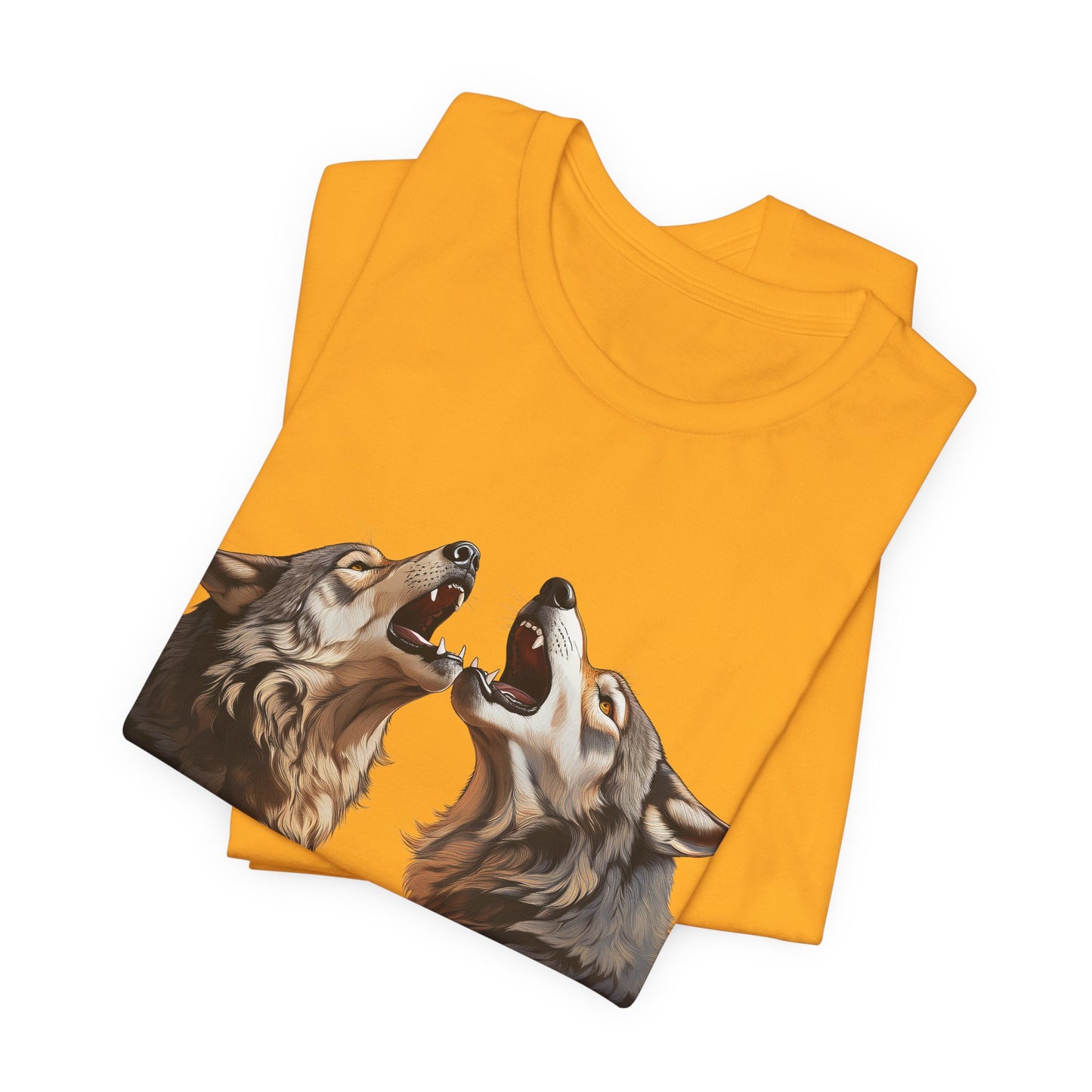 Dualing Wolf Howls - T‑Shirt
