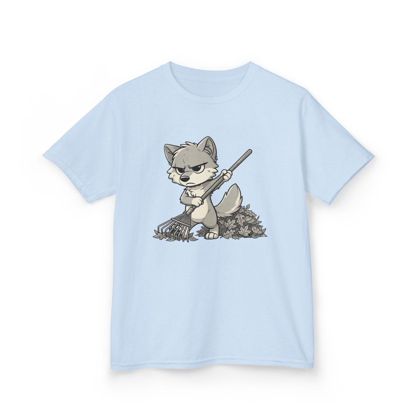 Grumpy Wolf Kid—Rake the Yard