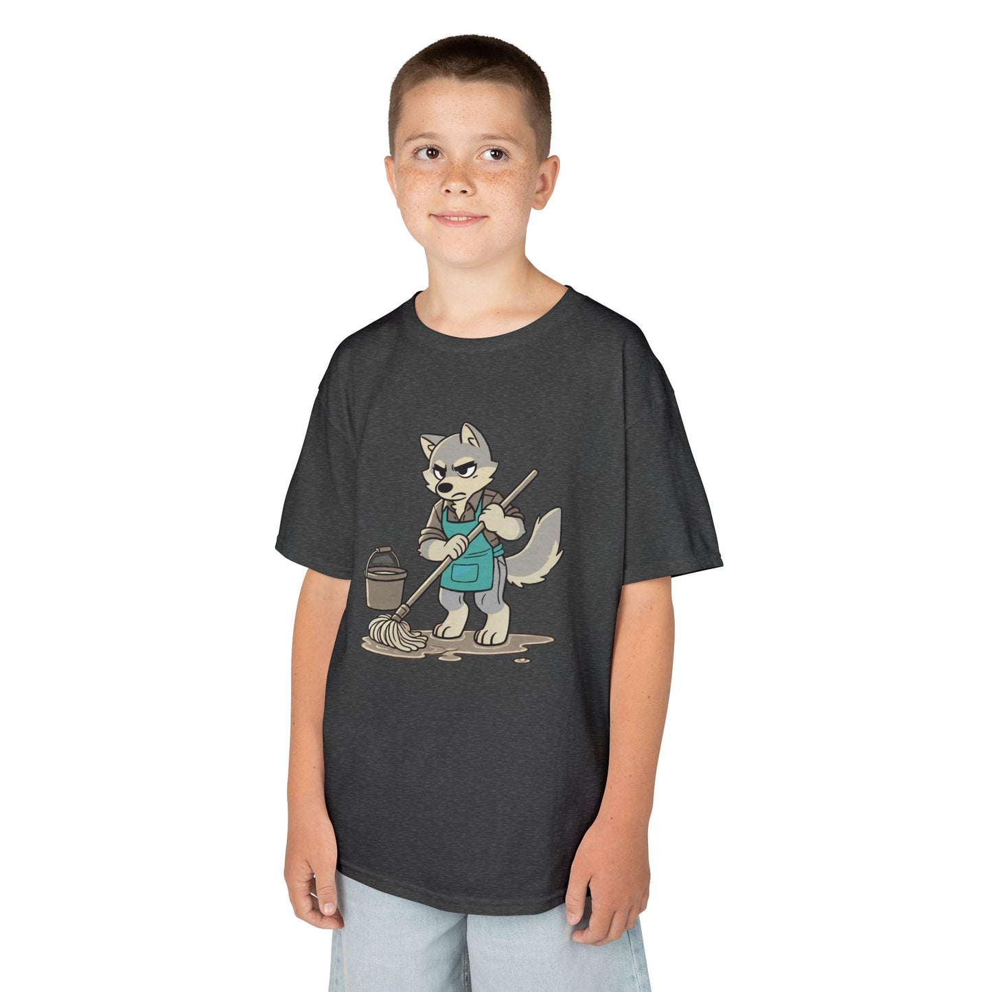 Grumpy Wolf Kid— Mop