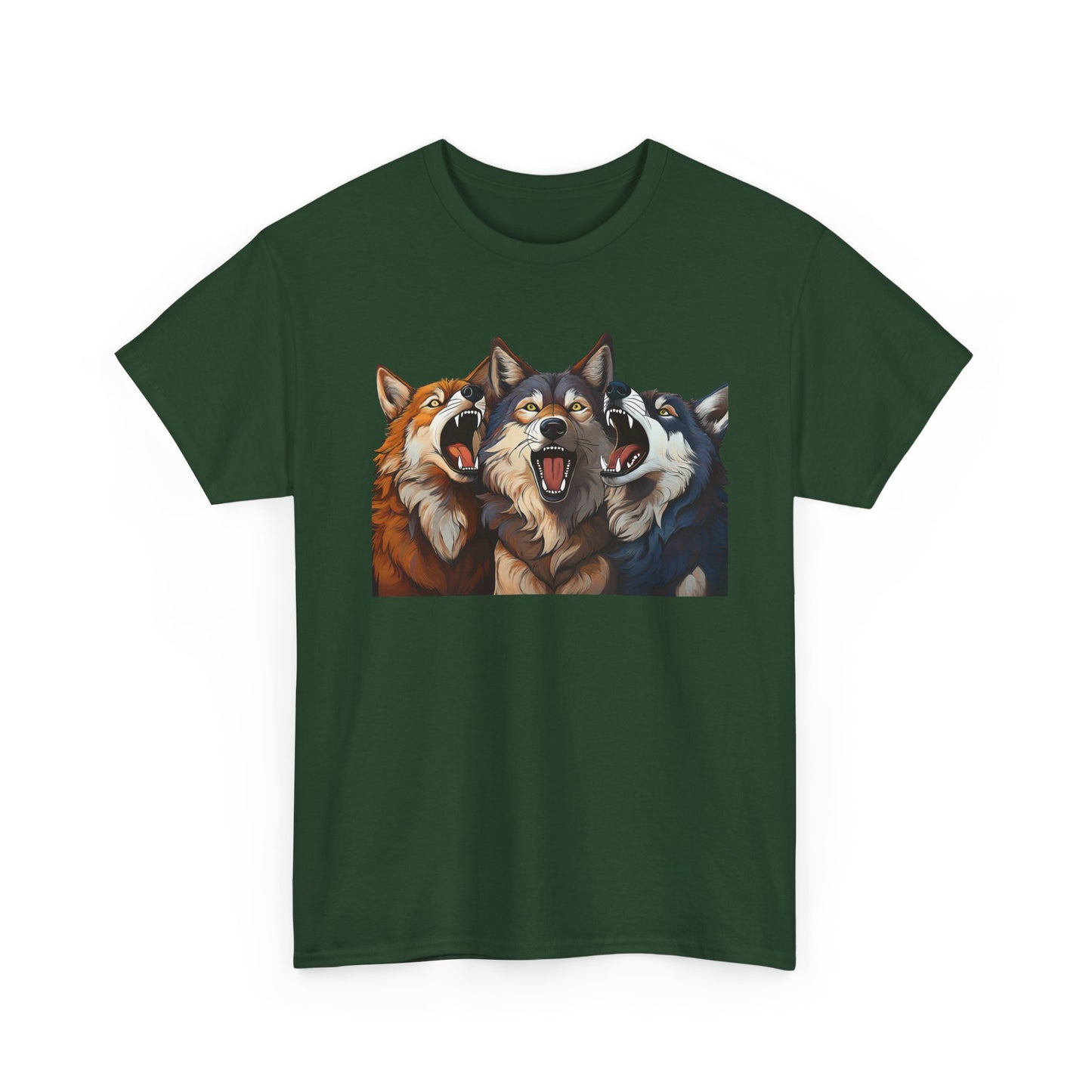 SINGING TRIO of WOLVES - T SHIRT