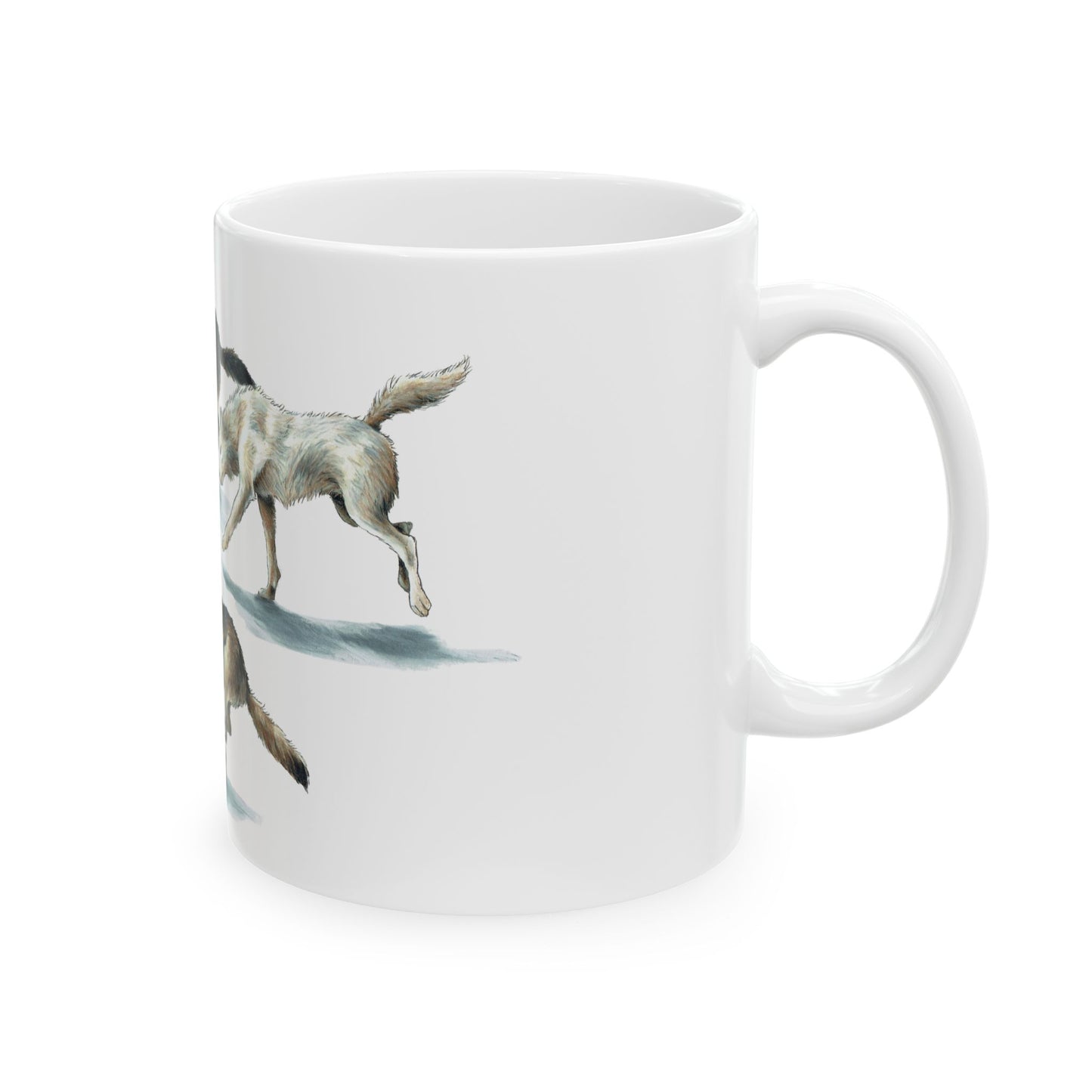 Running Wolves Art Coffee Cup (11oz & 15oz)