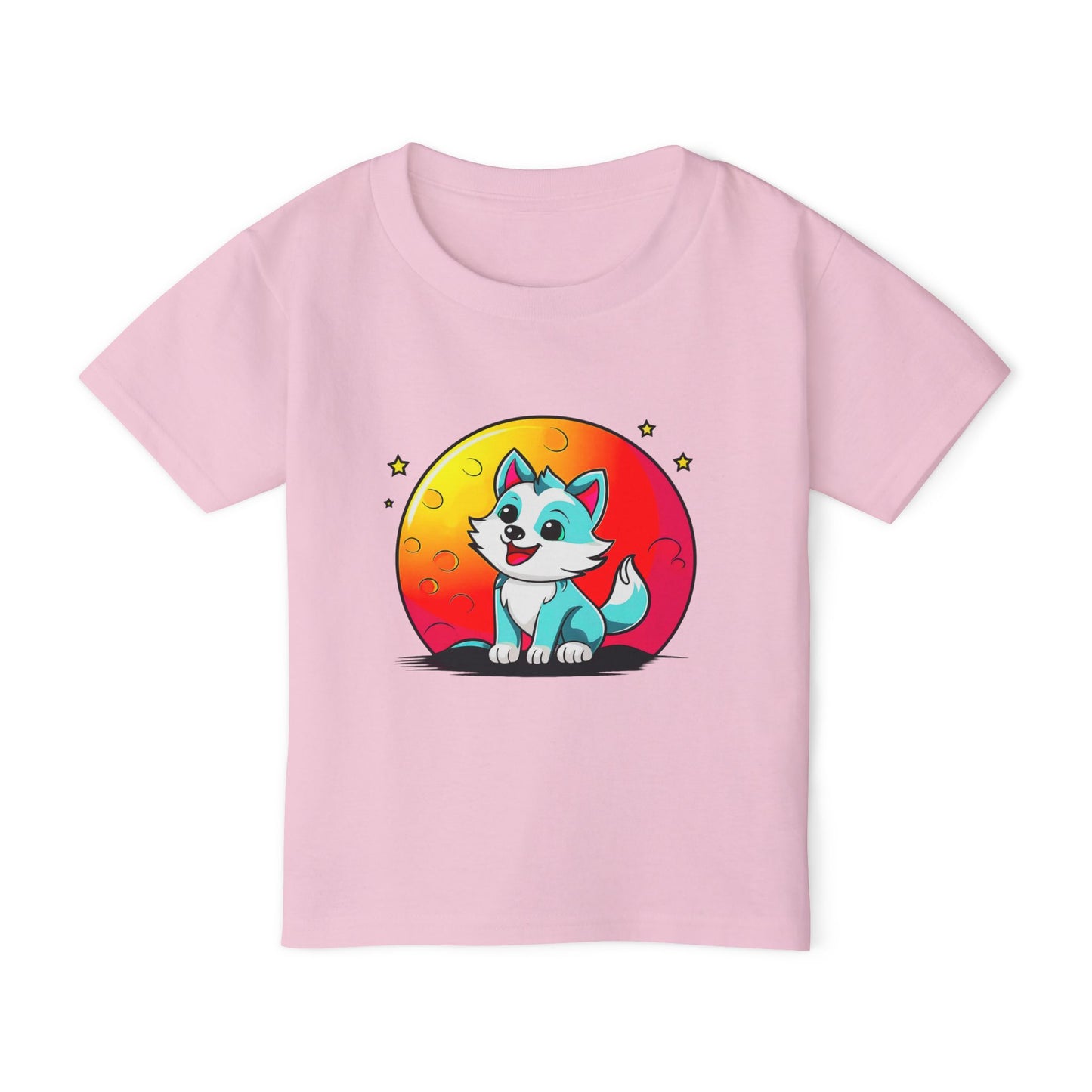 Wolf Pup Full Moon - Toddler T-Shirt