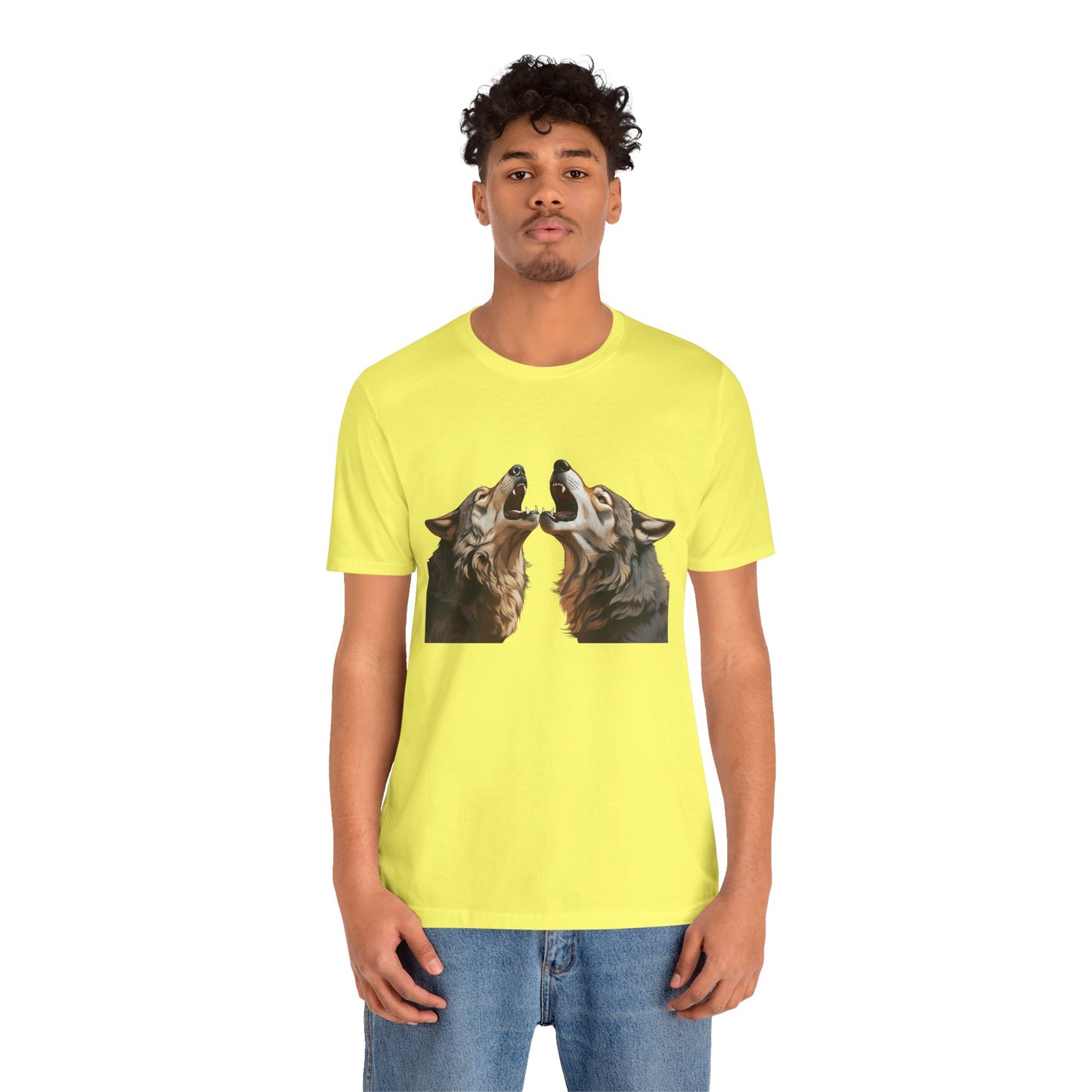 Dualing Wolf Howls - T‑Shirt
