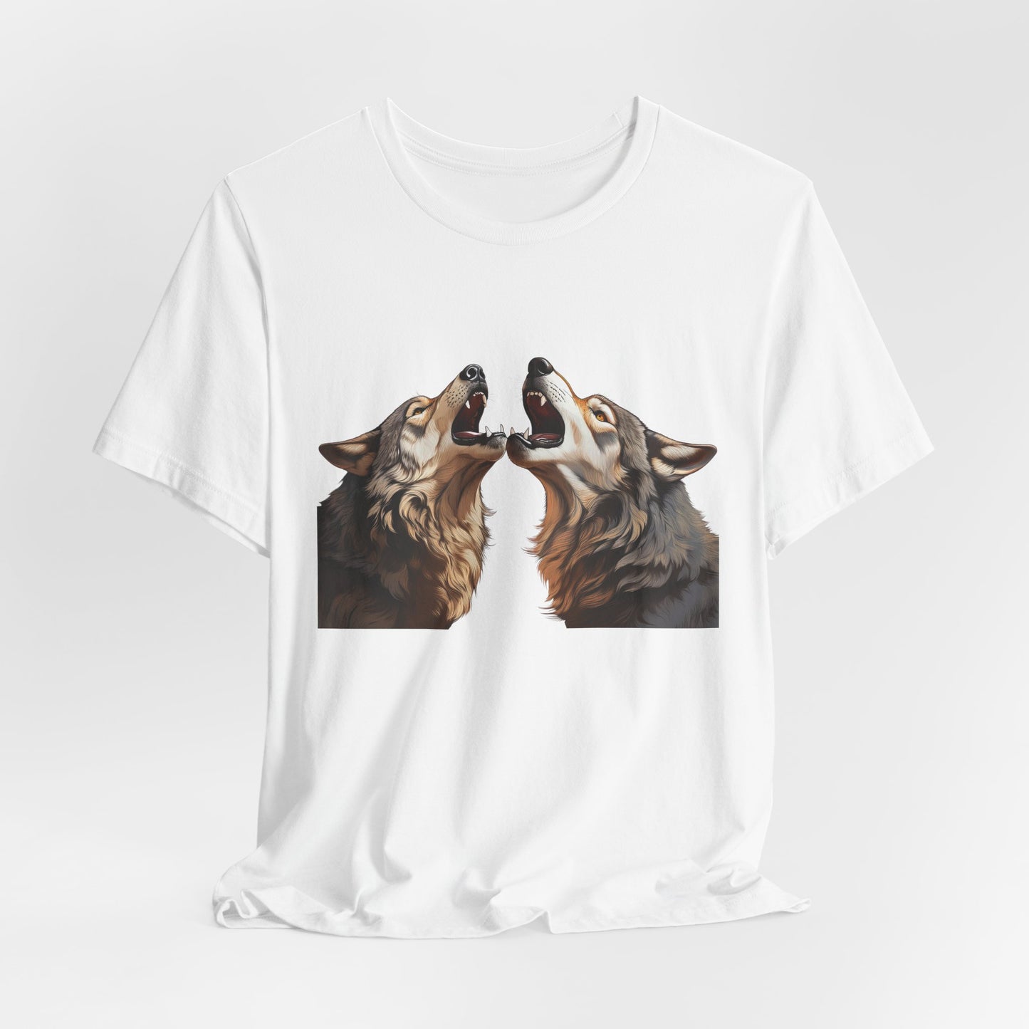 Dualing Wolf Howls - T‑Shirt