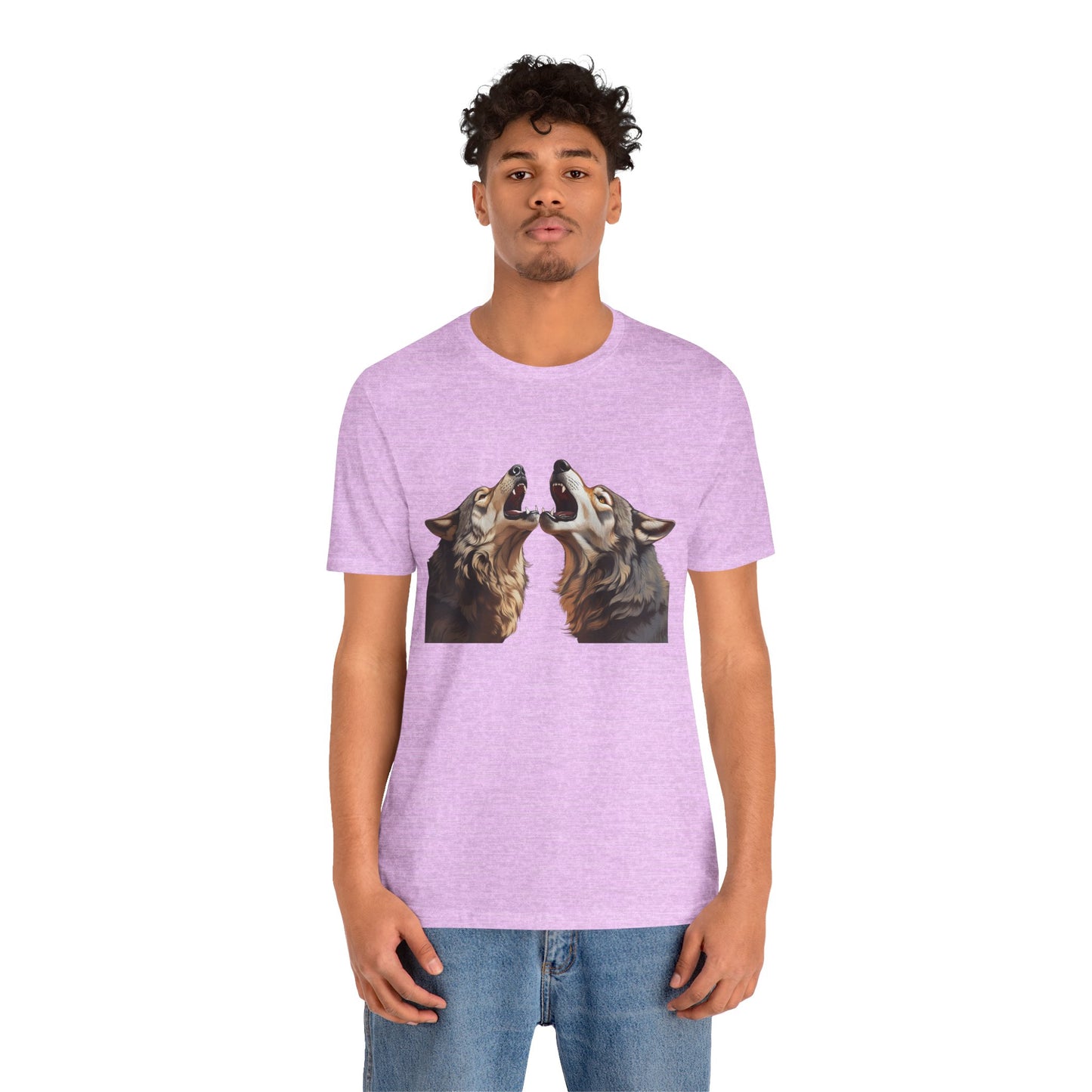 Dualing Wolf Howls - T‑Shirt