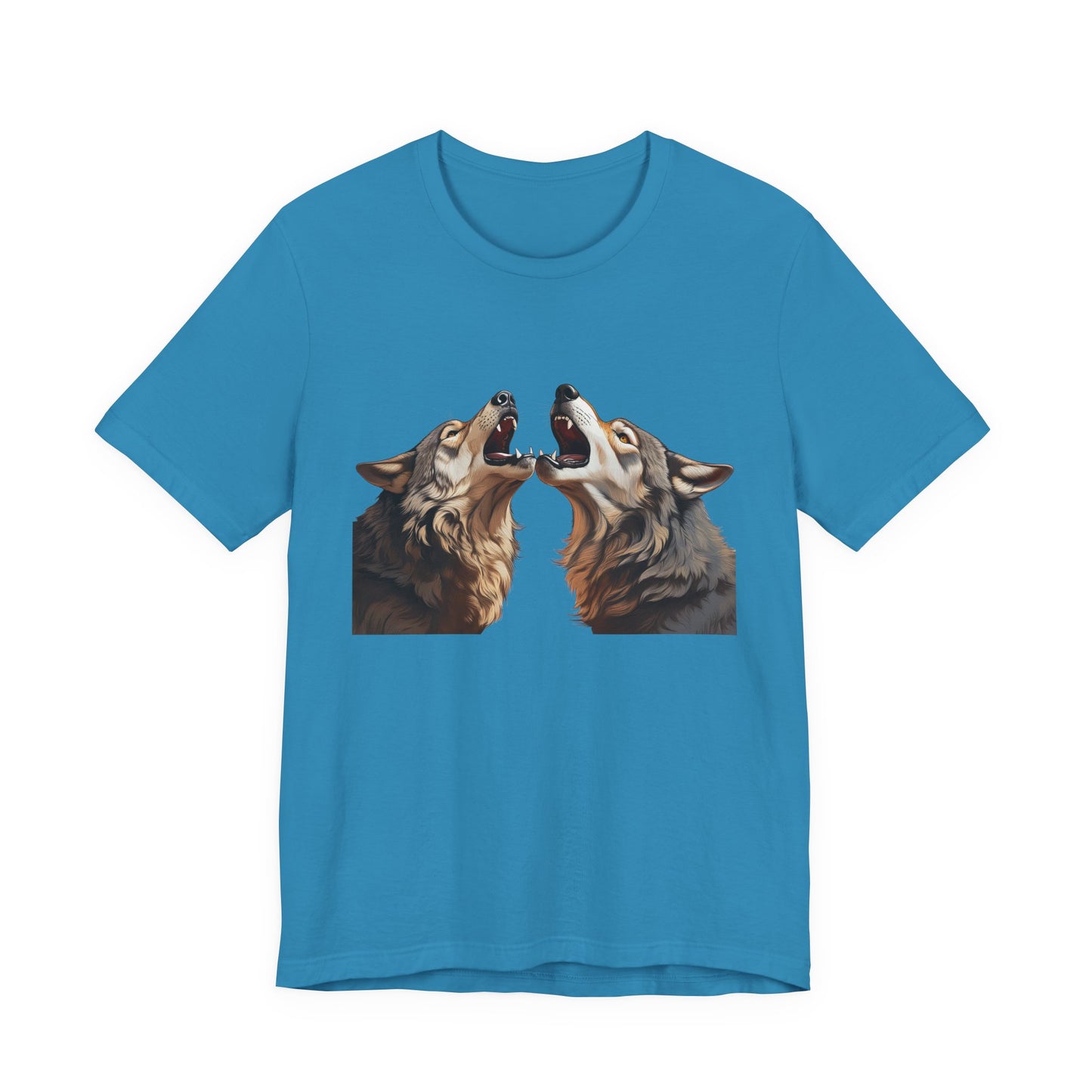 Dualing Wolf Howls - T‑Shirt