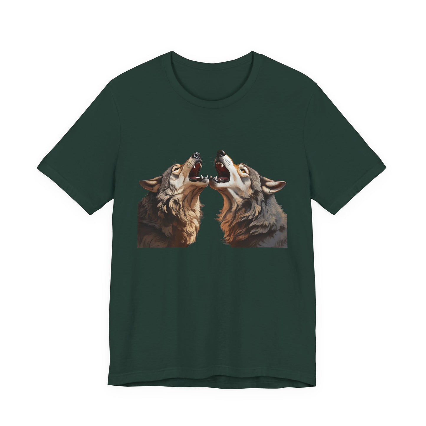 Dualing Wolf Howls - T‑Shirt