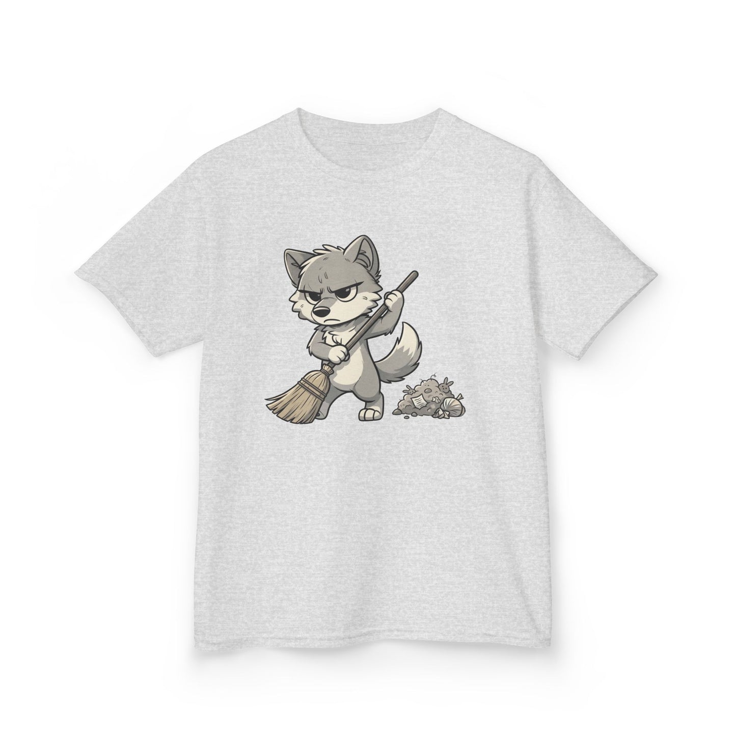 Grumpy Wolf Kid—Sweep the Floor