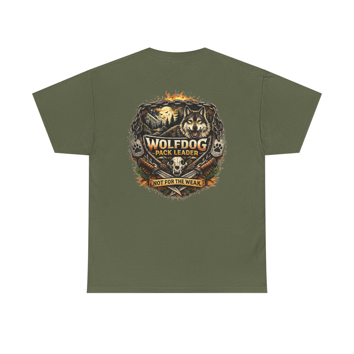 Wolfdog Pack Leader T-Shirt — 'Not For The Weak'