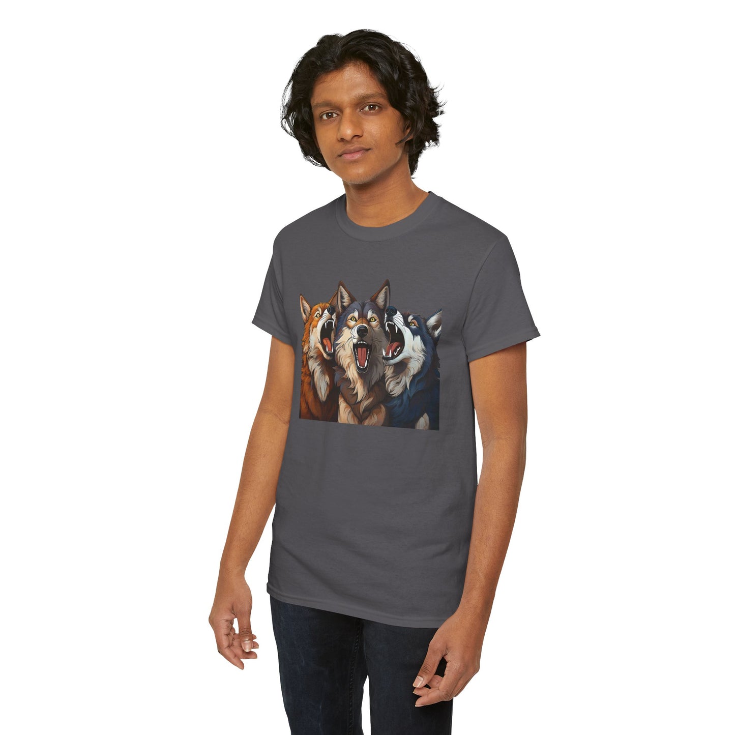 SINGING TRIO of WOLVES - T SHIRT