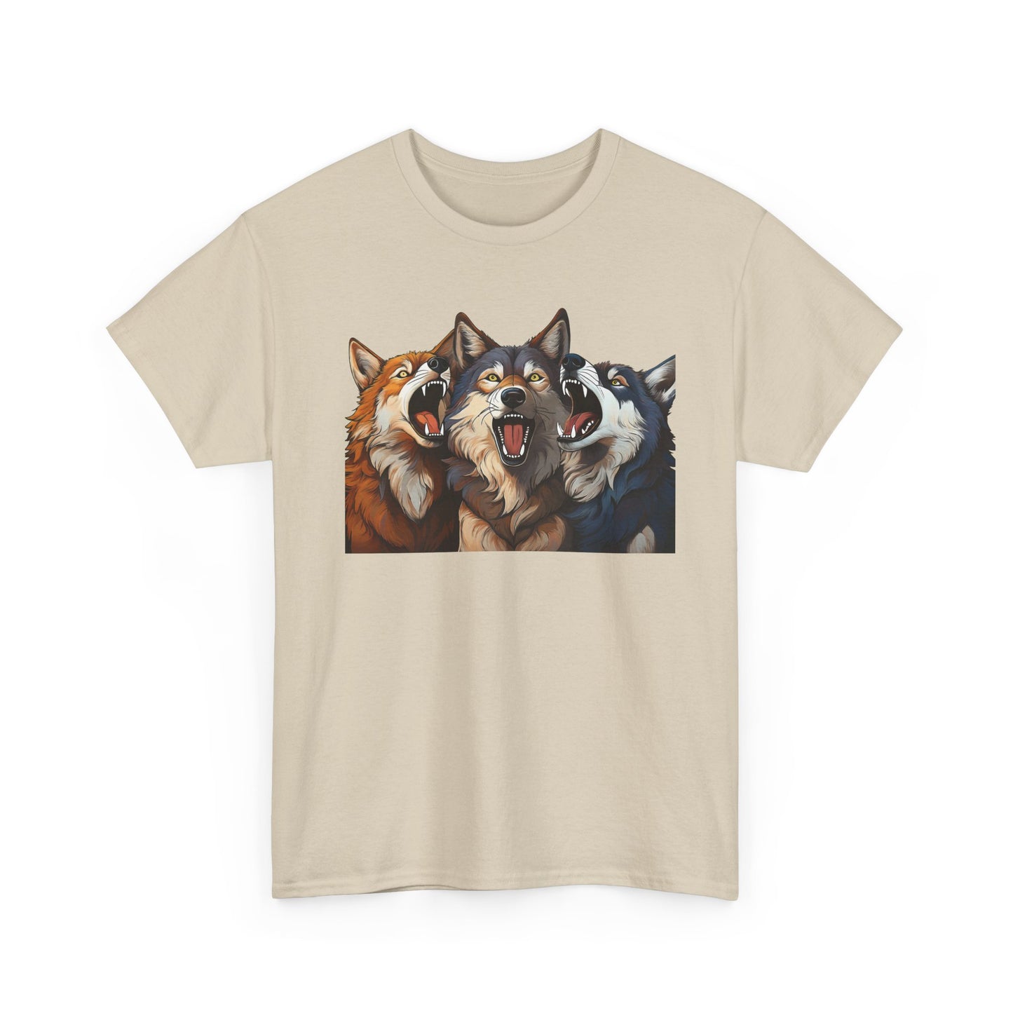 SINGING TRIO of WOLVES - T SHIRT