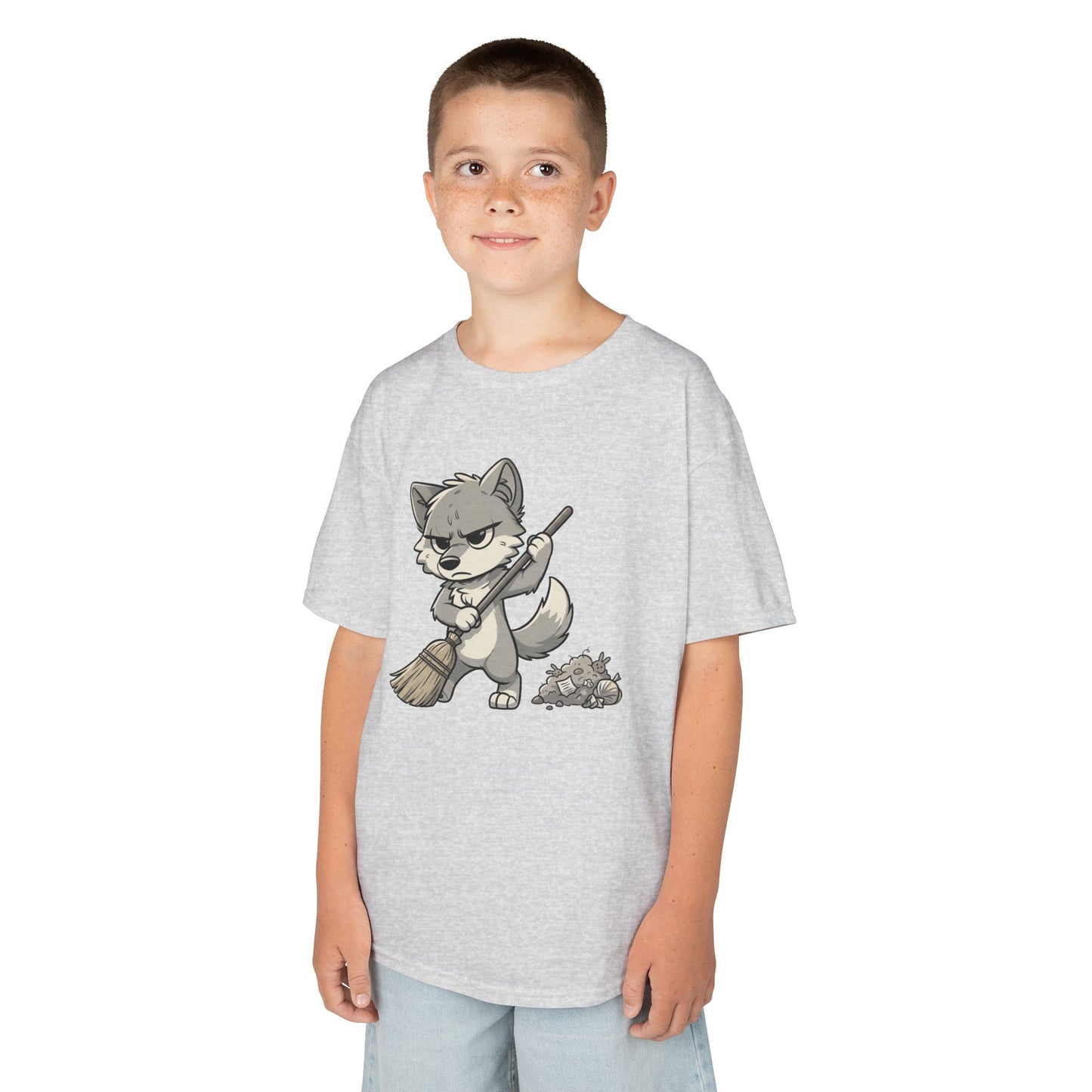 Grumpy Wolf Kid—Sweep the Floor