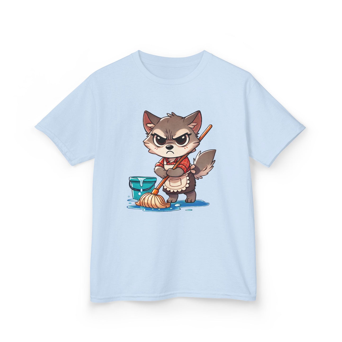Grumpy Wolf Kid—Mop the Floor