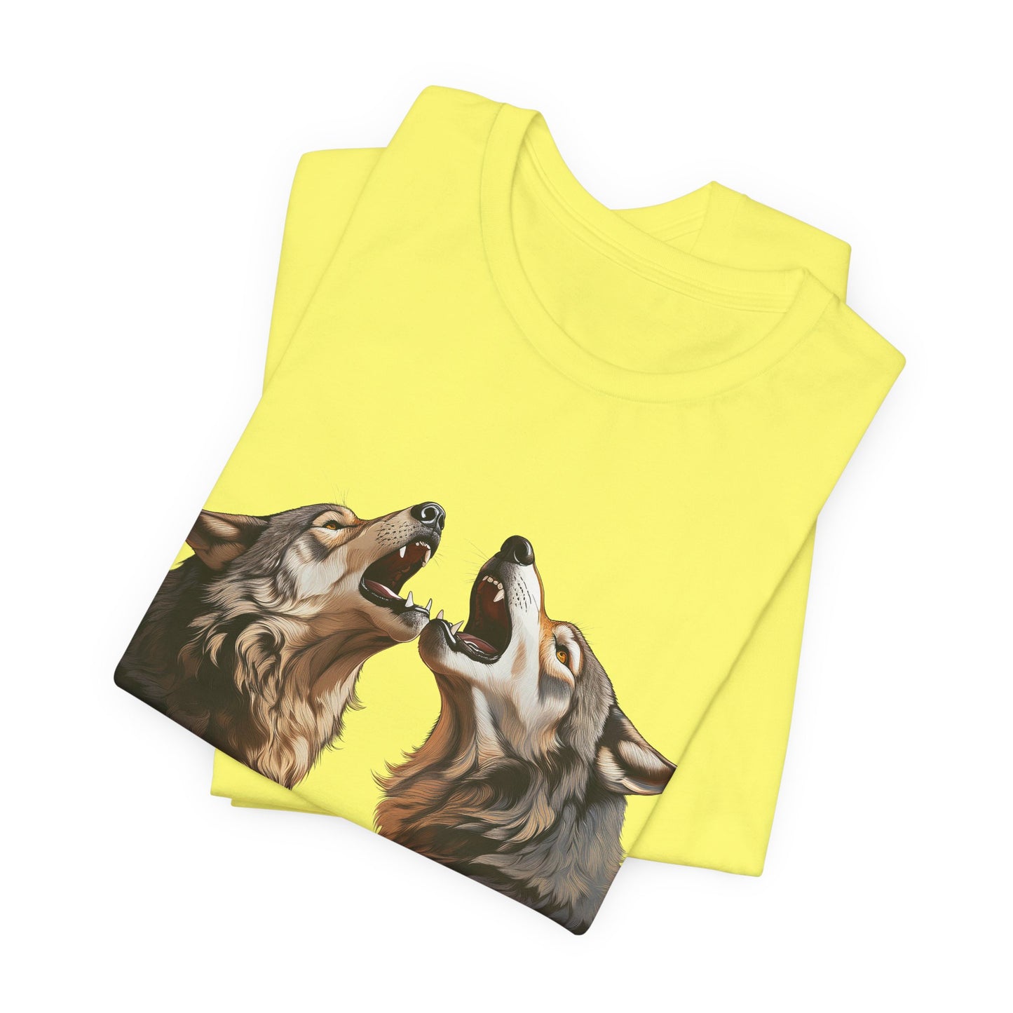 Dualing Wolf Howls - T‑Shirt