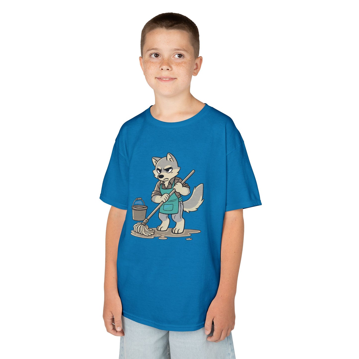 Grumpy Wolf Kid— Mop