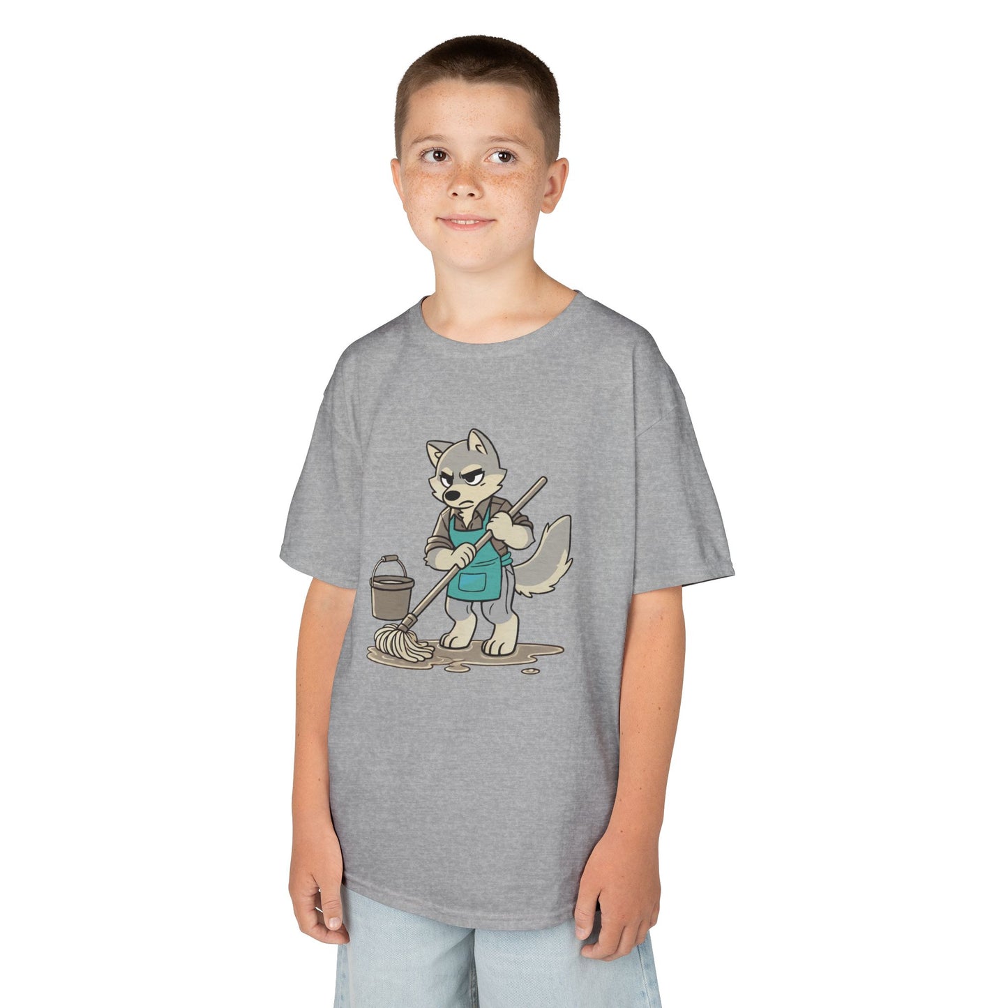 Grumpy Wolf Kid— Mop