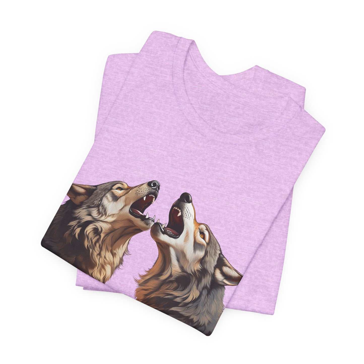 Dualing Wolf Howls - T‑Shirt