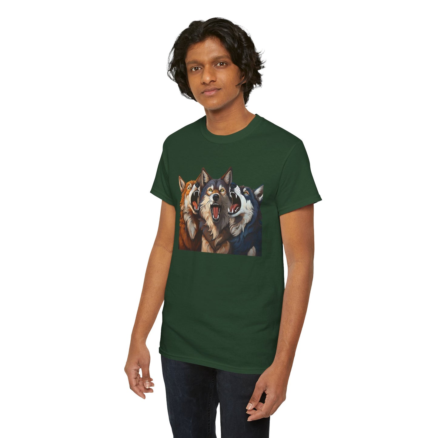 SINGING TRIO of WOLVES - T SHIRT