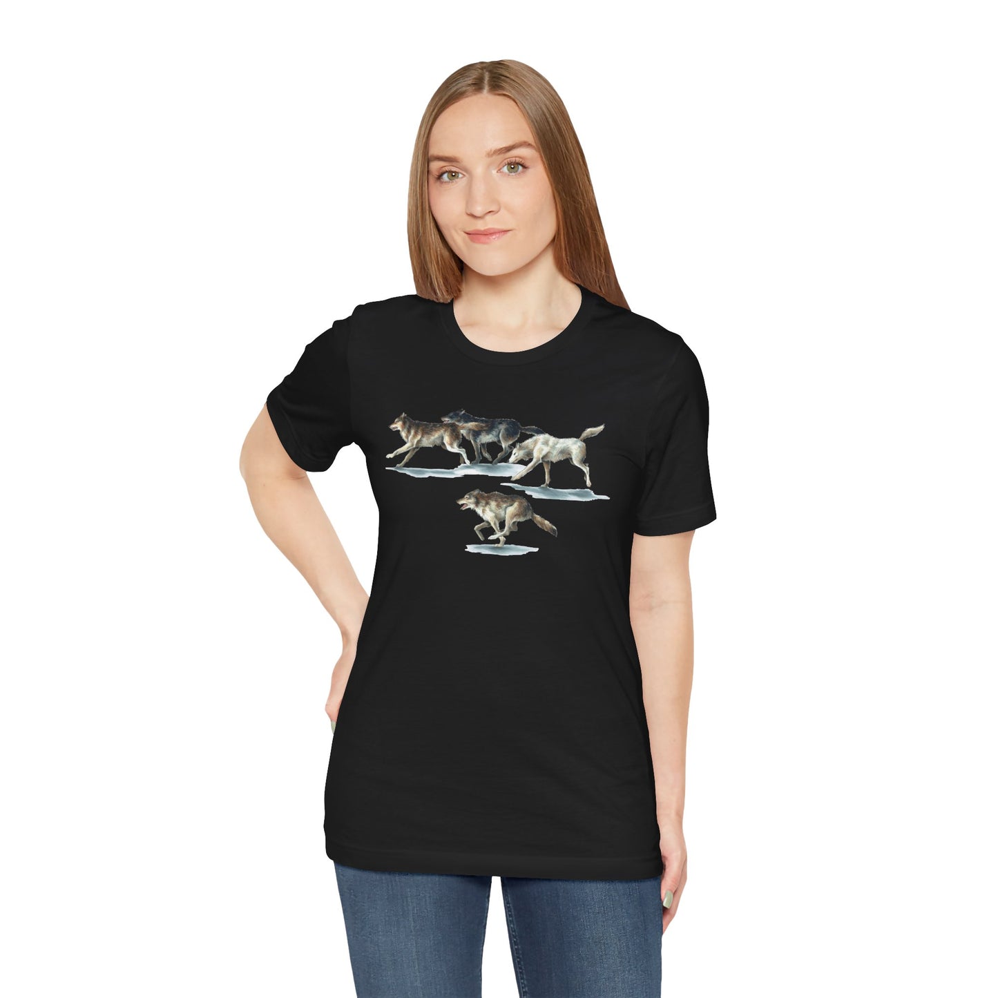 Running Wolves T‑Shirt