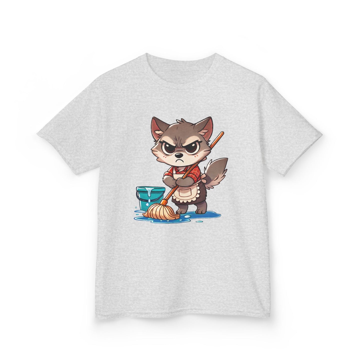 Grumpy Wolf Kid—Mop the Floor