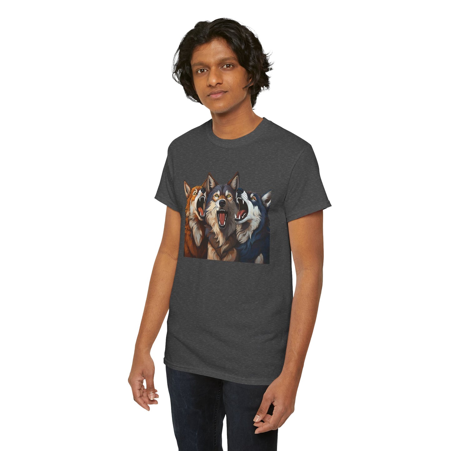 SINGING TRIO of WOLVES - T SHIRT