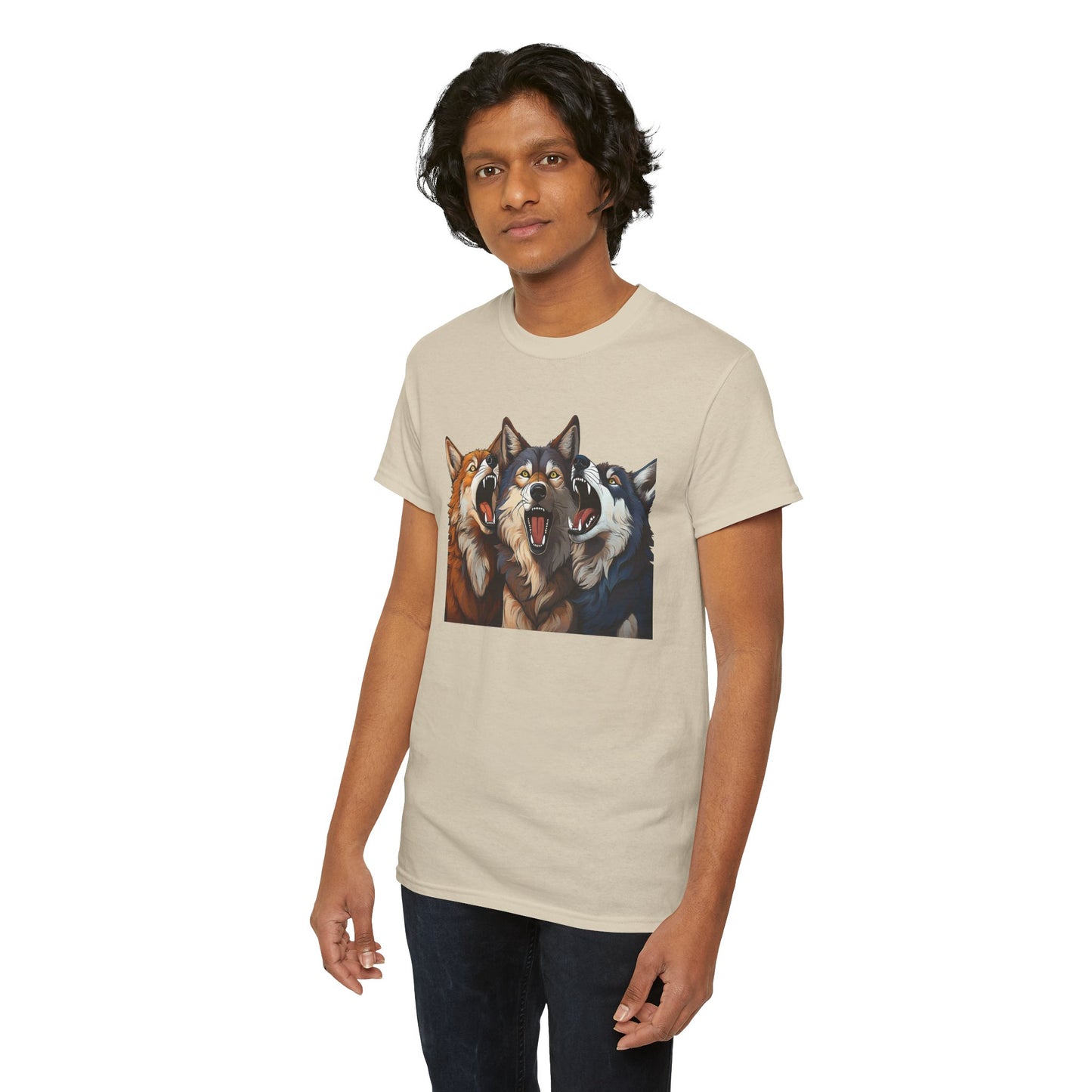 SINGING TRIO of WOLVES - T SHIRT