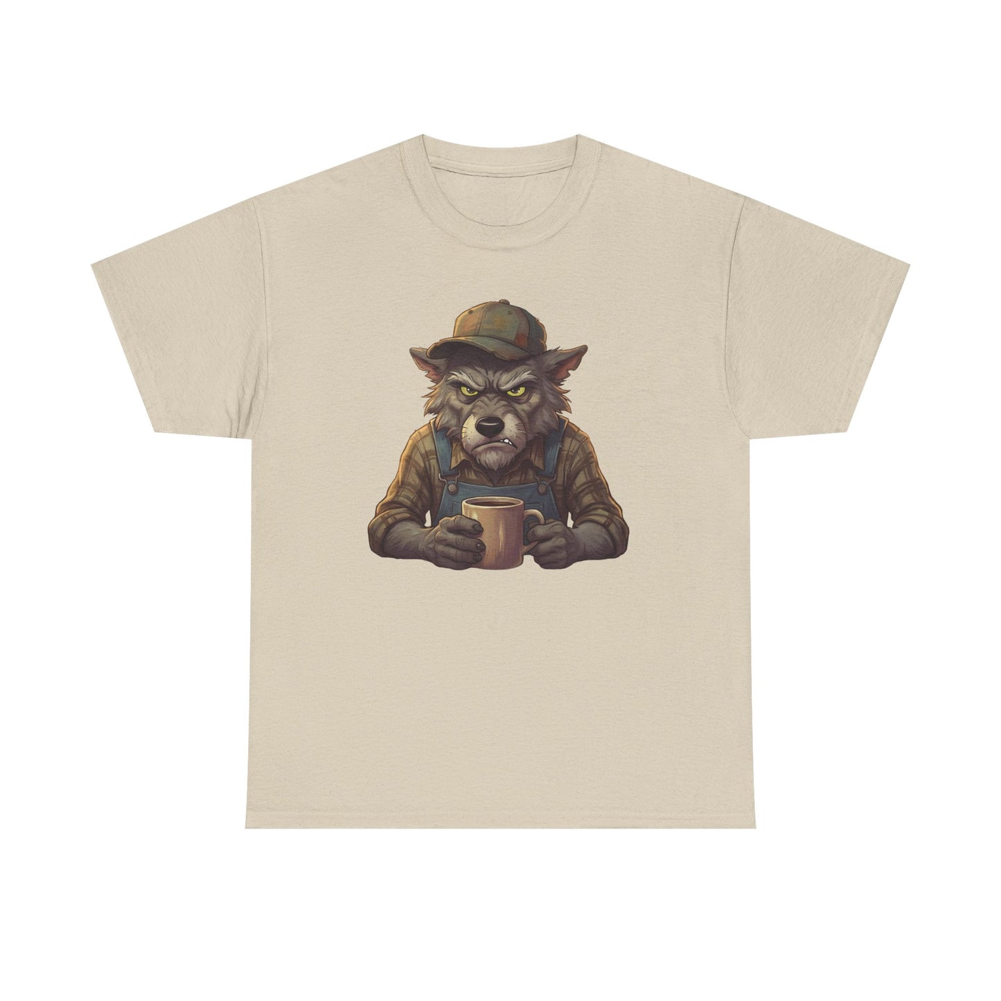 A Grumpy Wolf Graphic T‑Shirt