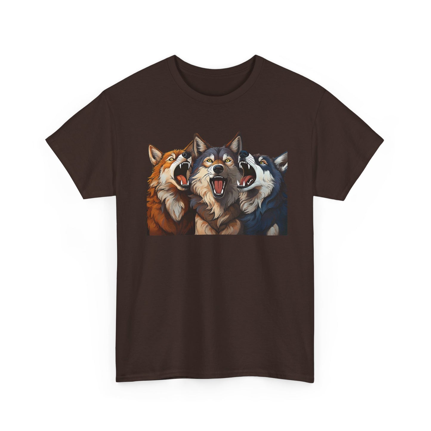 SINGING TRIO of WOLVES - T SHIRT