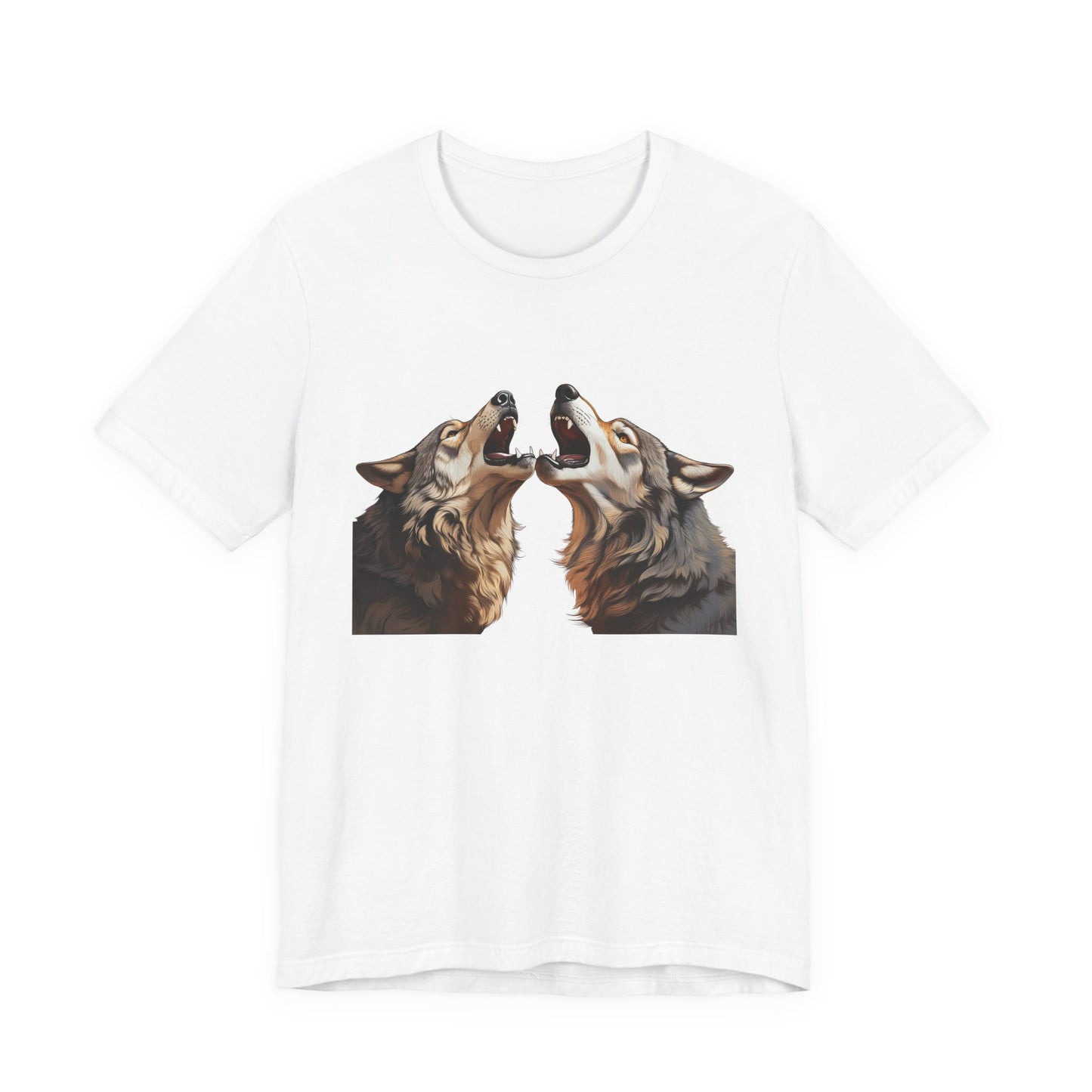 Dualing Wolf Howls - T‑Shirt
