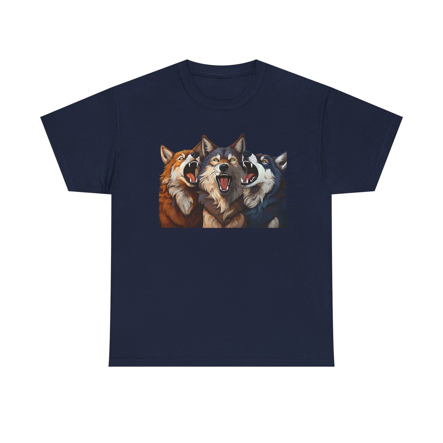 SINGING TRIO of WOLVES - T SHIRT