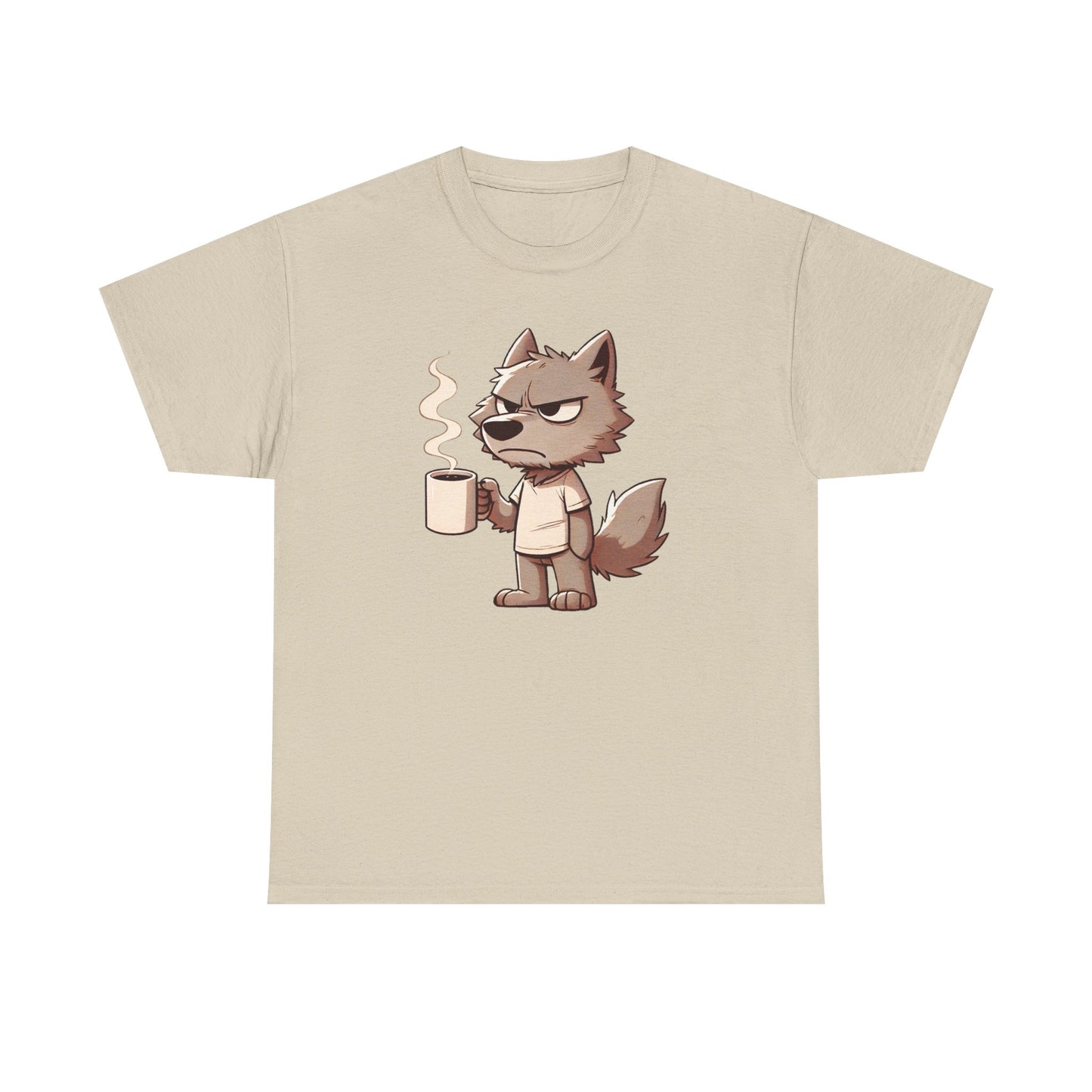 Grumpy Coffee Wolf T-Shirt