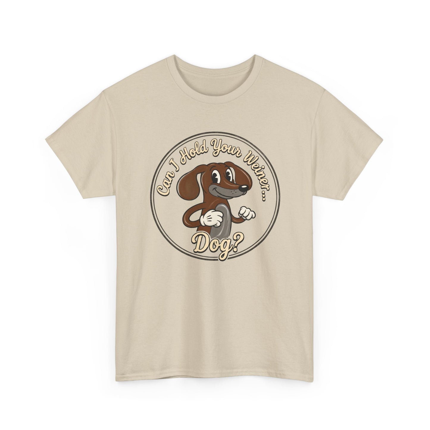 Vintage Cartoon  Weiner Dog T