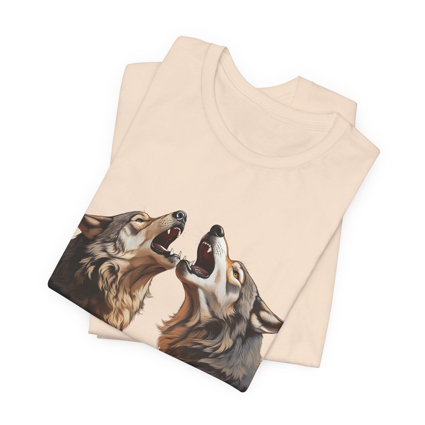 Dualing Wolf Howls - T‑Shirt