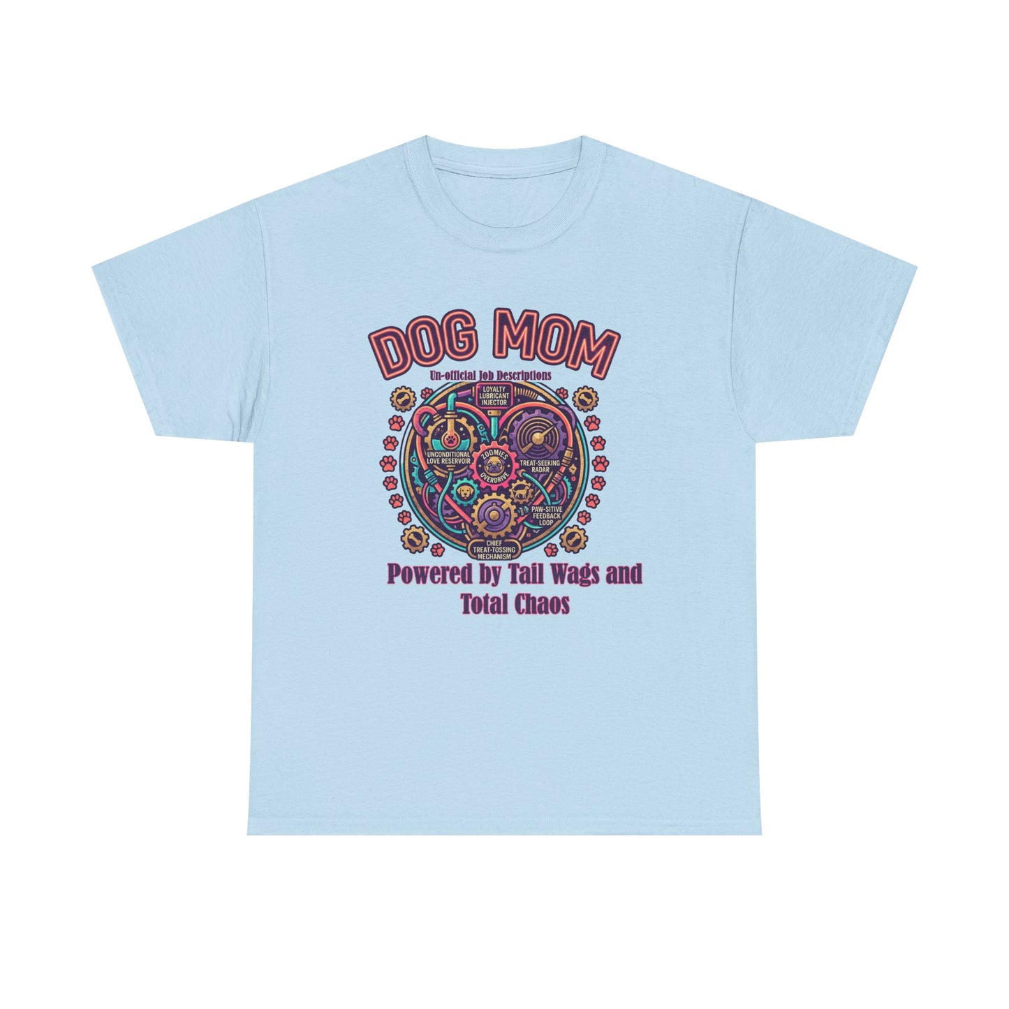 Dog Mom T-Shirt —Colorful Heart Pet Mom