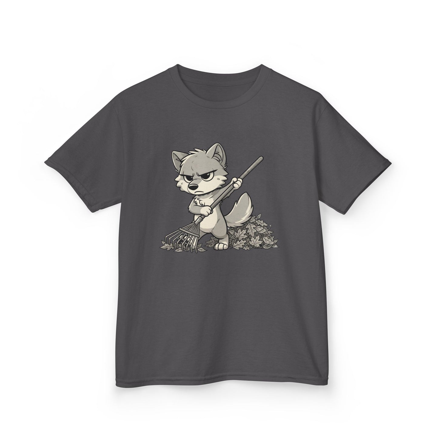 Grumpy Wolf Kid—Rake the Yard