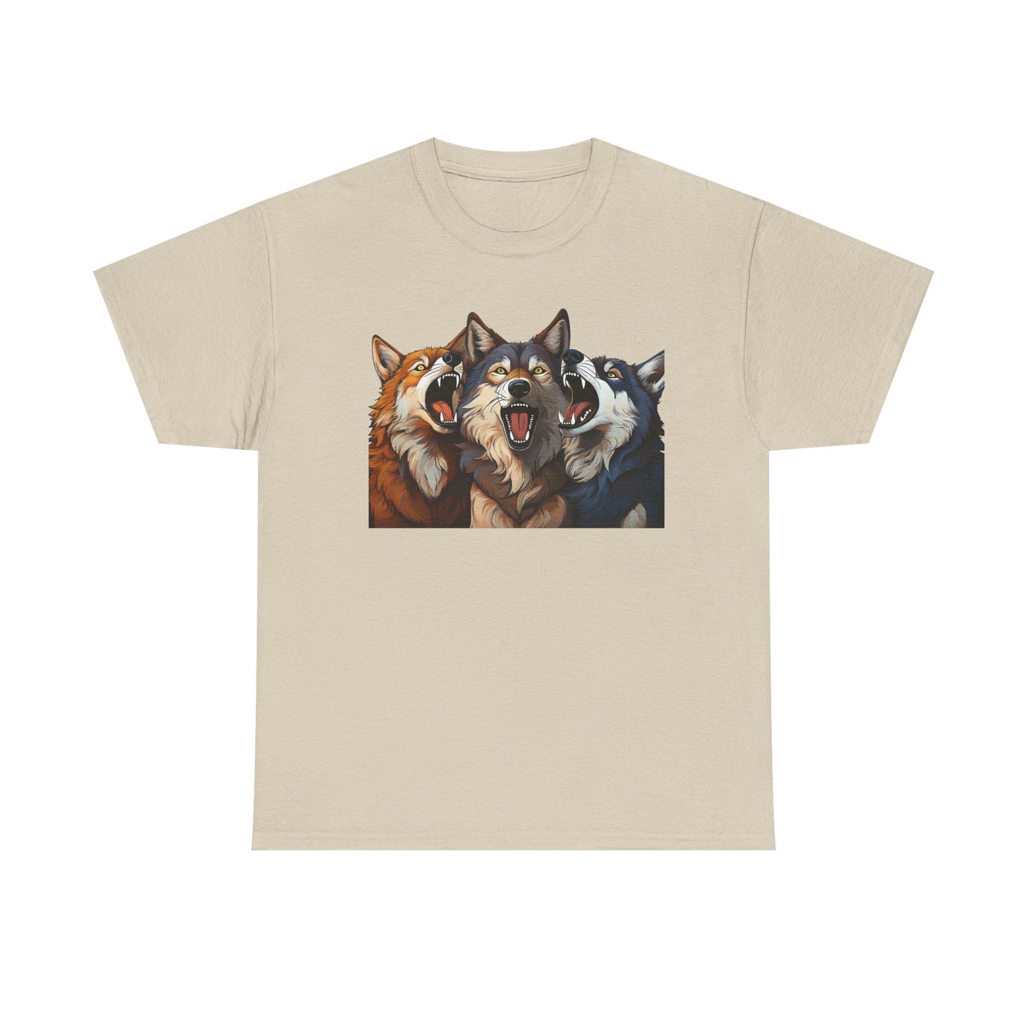 SINGING TRIO of WOLVES - T SHIRT