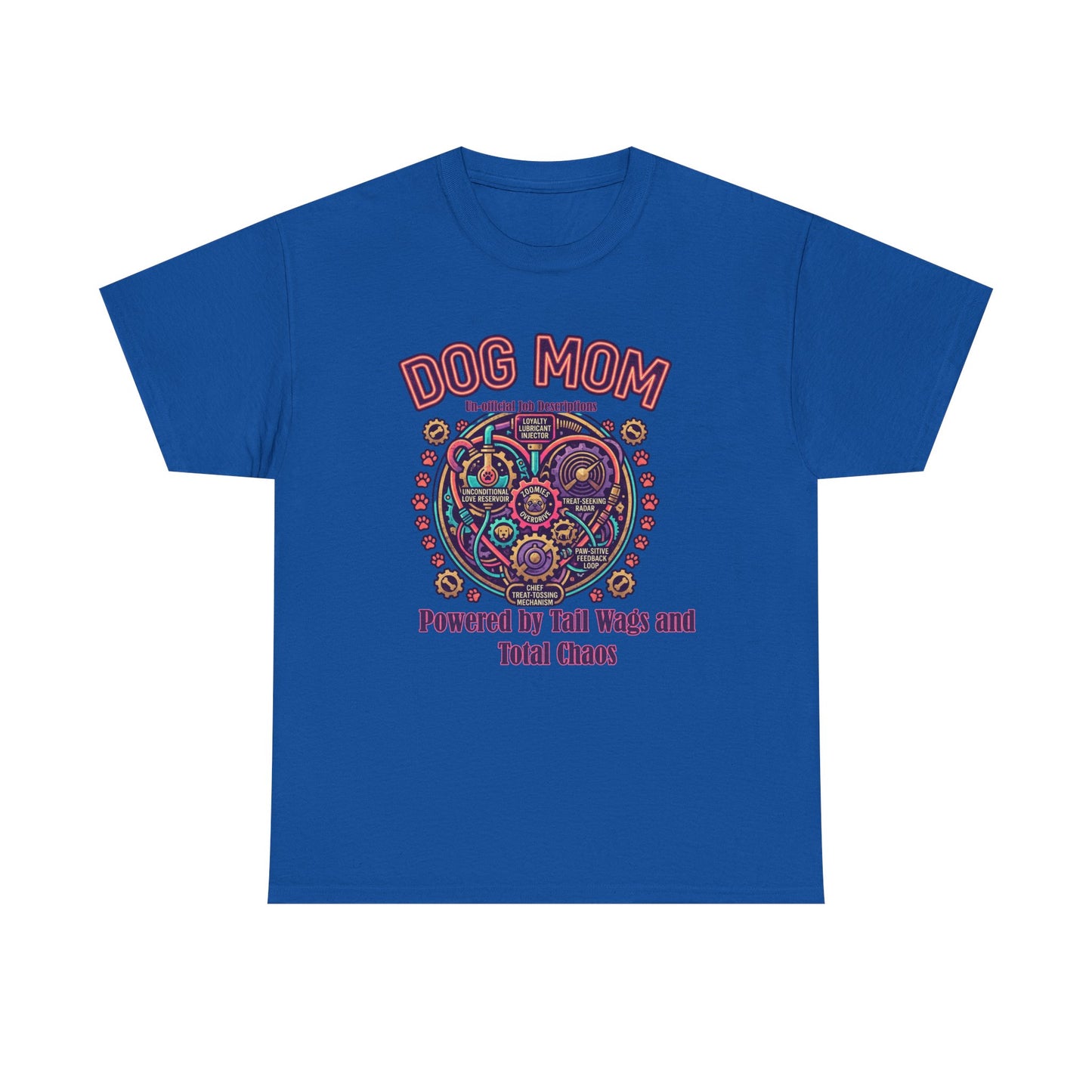 Dog Mom T-Shirt —Colorful Heart Pet Mom