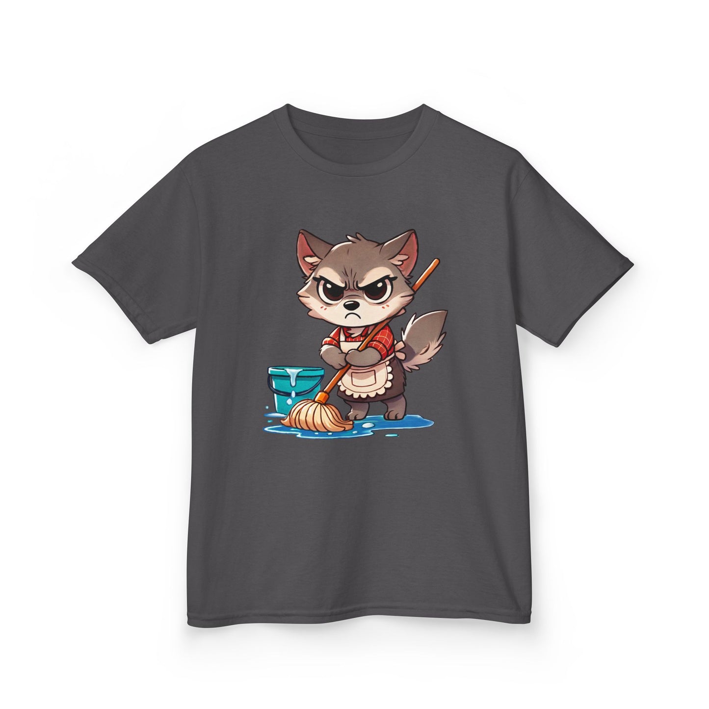 Grumpy Wolf Kid—Mop the Floor