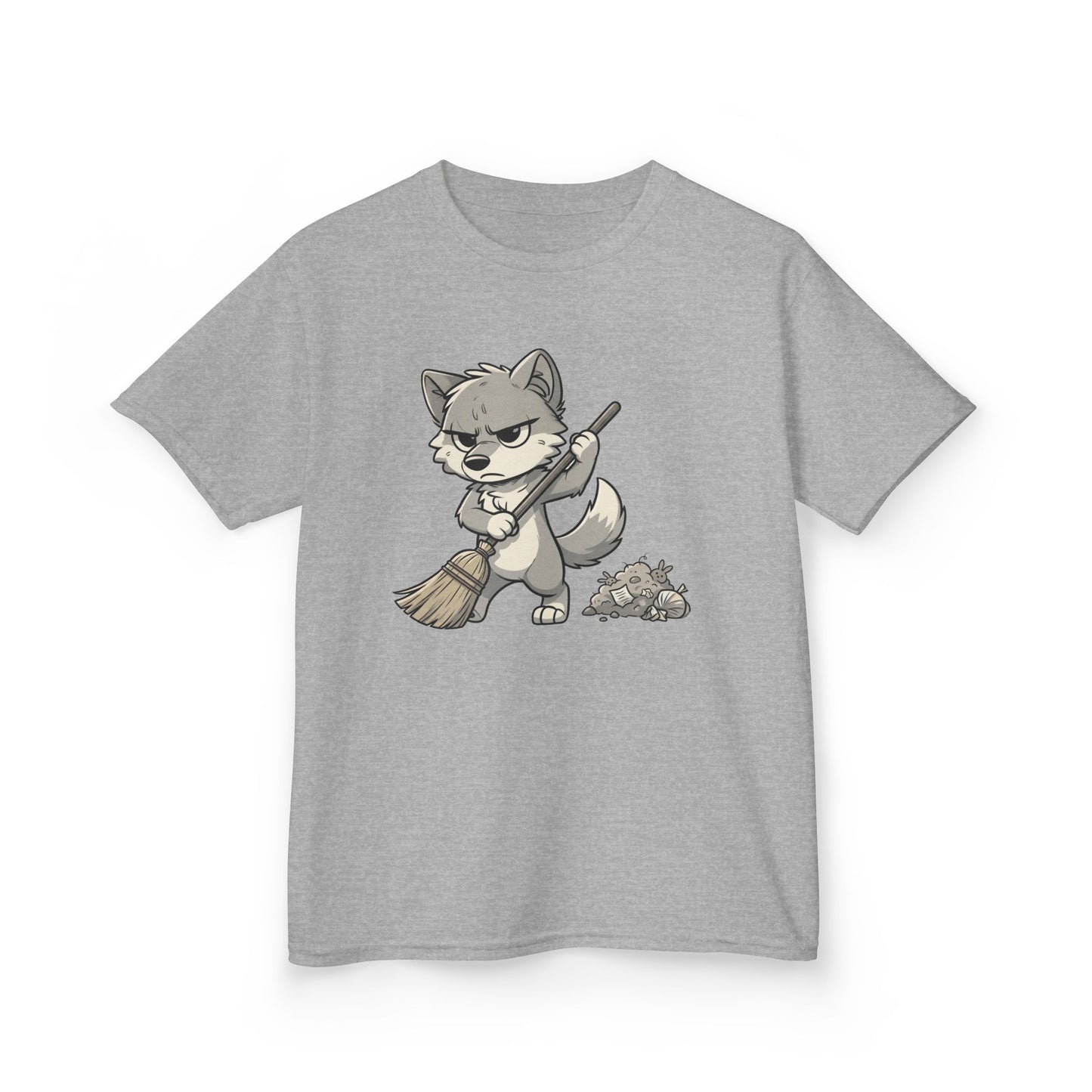 Grumpy Wolf Kid—Sweep the Floor