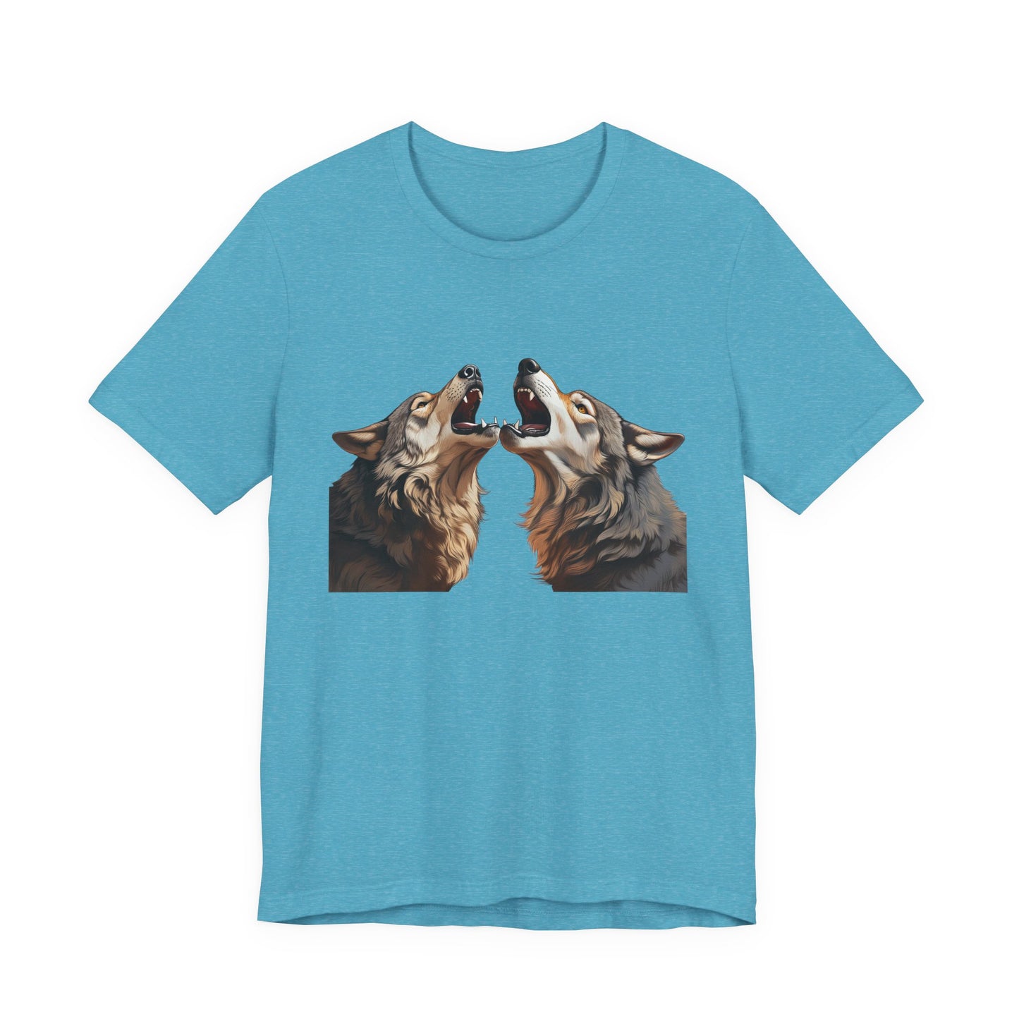 Dualing Wolf Howls - T‑Shirt